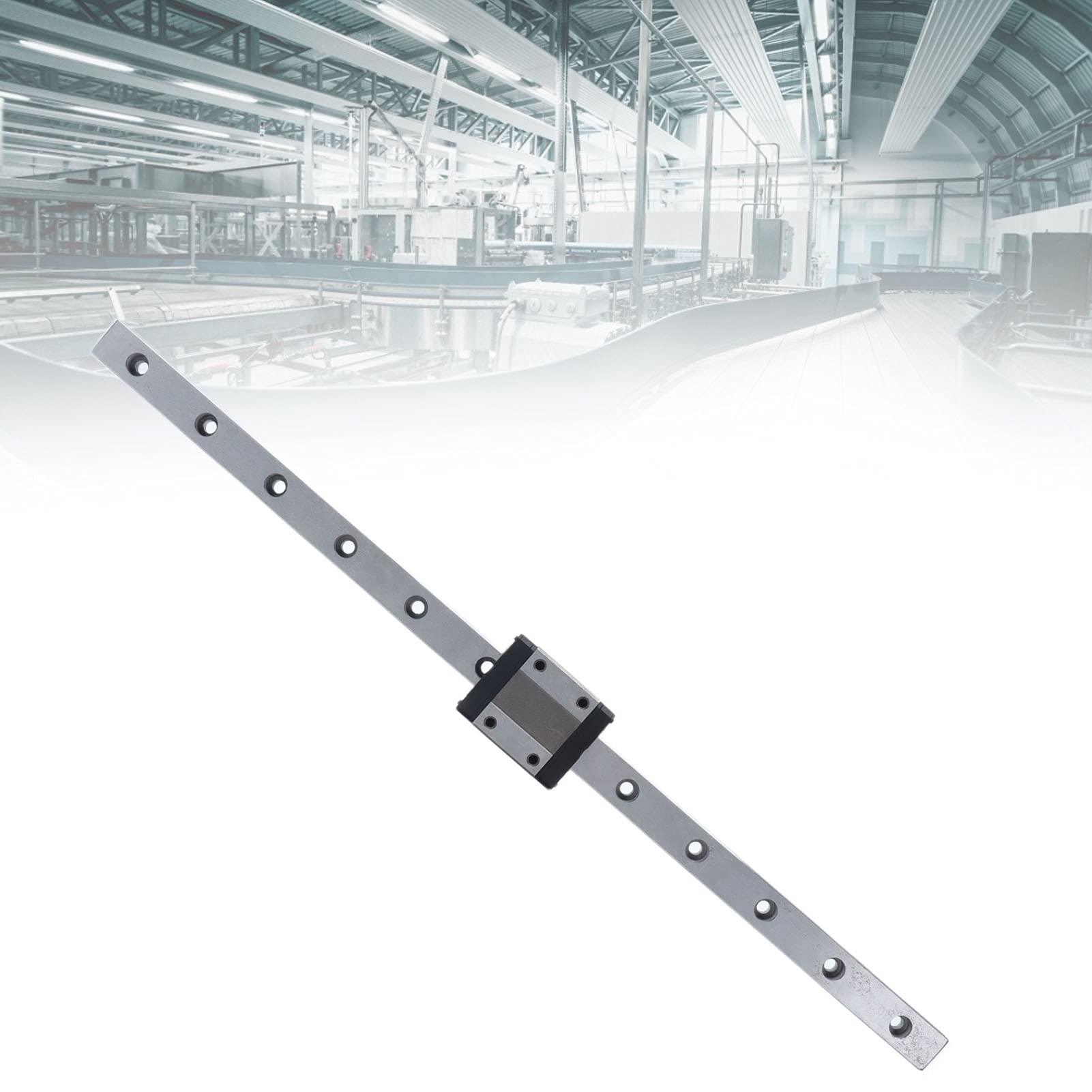High Precision 12mm Linear Rail Guide - Durable High-Speed Linear Slide Rails for CNC Machines, 3D Printers & Milling (350mm) | Perfect for DIY Projects, Industrial Automation & Robotics