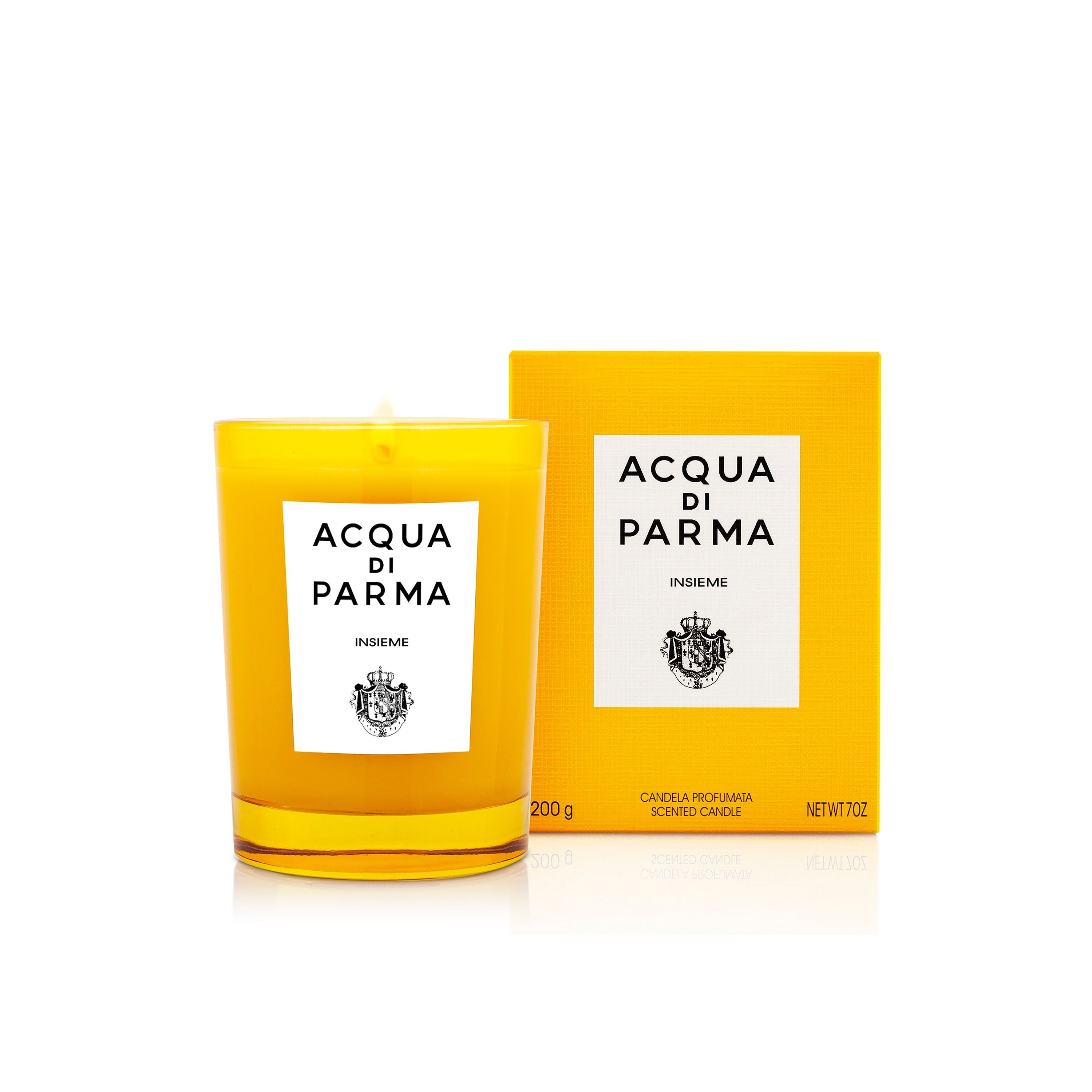 Acqua Di Parma Insieme Luxury Scented Candle - Italian Home Fragrance for Living Room, Bedroom & Bathroom Decor