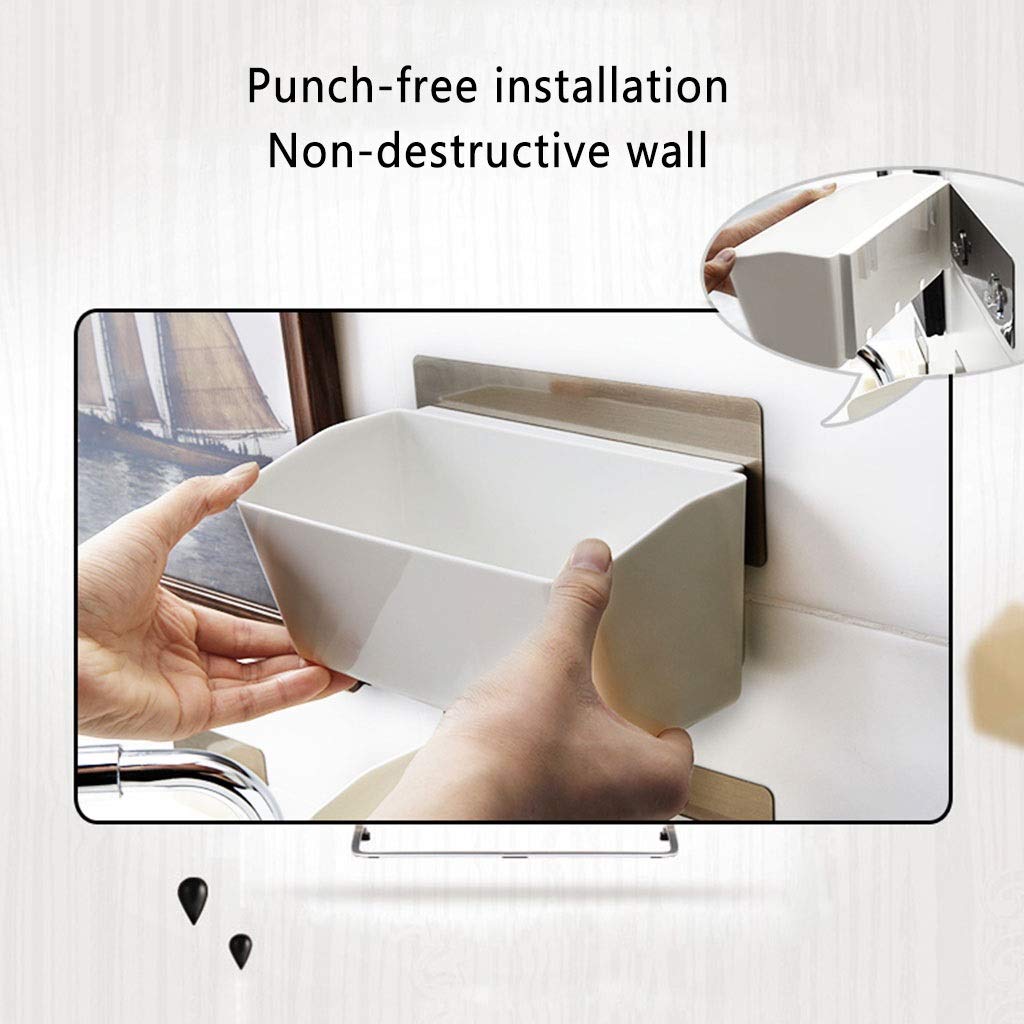 Wall Mounted Floating Shelves - Sturdy Storage Rack for Kitchen, Bathroom & Shower | Space-Saving Spice Organizer with Hooks | Perfect for Small Spaces & Home Organization (Style 2)