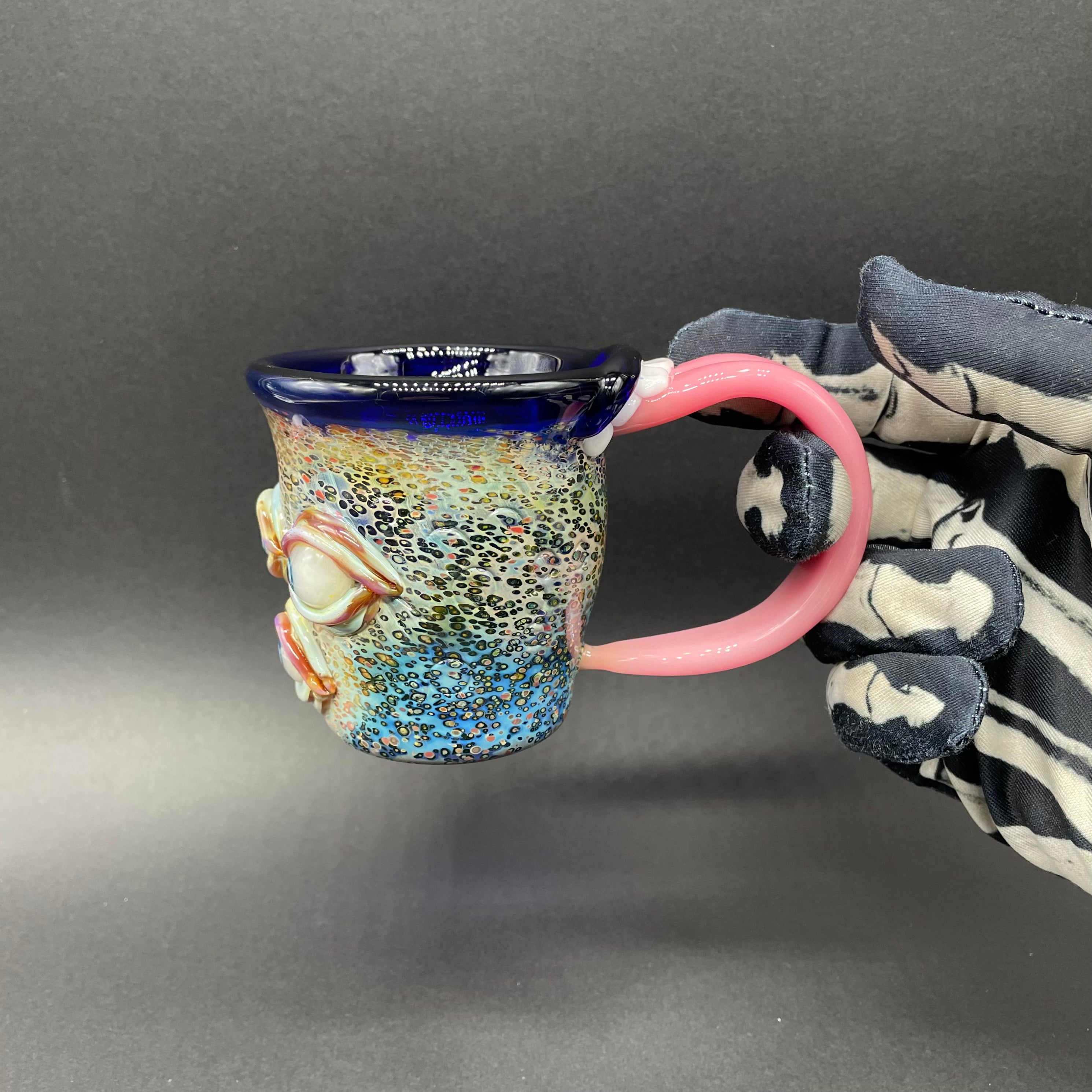 Handmade Blown Glass Tea Cup - Elegant & Durable for Hot & Iced Tea | Perfect for Home, Office & Tea Ceremonies