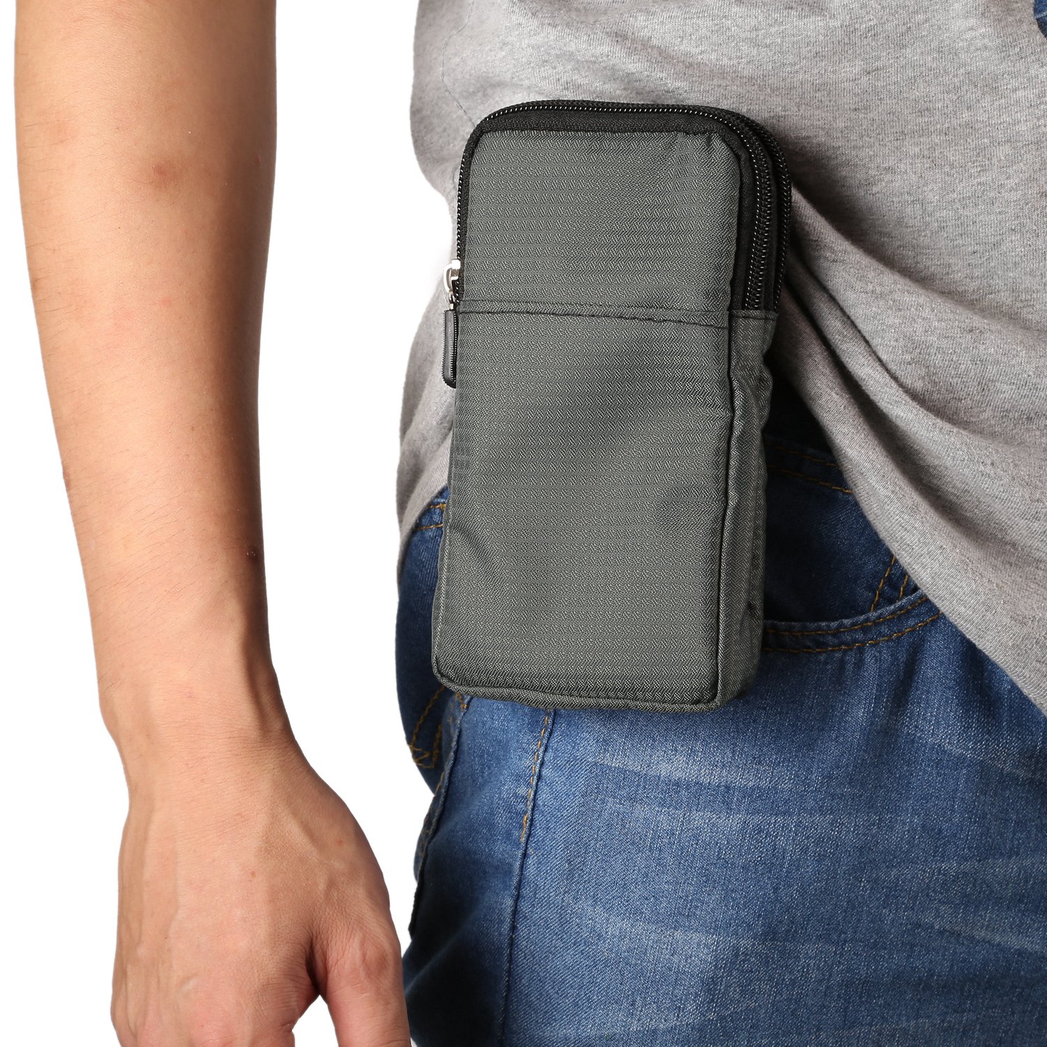 Multifunctional Crossbody Phone Bag - Lightweight Nylon Pouch for Note 20 Ultra & Phones Under 6.9