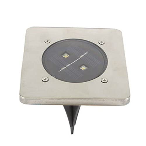 UBERSWEET® Waterproof IP65 Solar Powered LED Garden Lights - Warm White Outdoor Lighting for Patio, Lawn & Pathway | Weatherproof Solar Ground Lights for Yard & Landscape Decoration