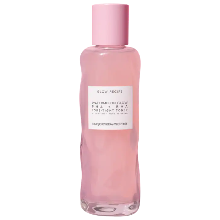 Watermelon Glow PHA + BHA Pore Minimizing Facial Toner | Glow Recipe | Hydrating & Brightening for Oily & Combination Skin | Daily Skincare Routine