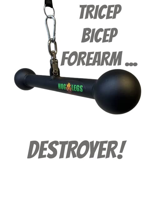 HOG Legs 'Hog Balls' Upper Body Gym Equipment - Premium Cable Arm & Back Workout Attachments for Strength Training | Perfect for Home & Commercial Gym Use