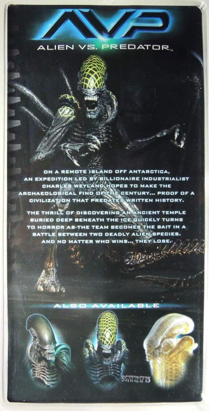 NECA Aliens Series 7 AvP Grid 7-Inch Scale Action Figure - Collectible Alien vs Predator Movie Character Toy for Display & Role Play
