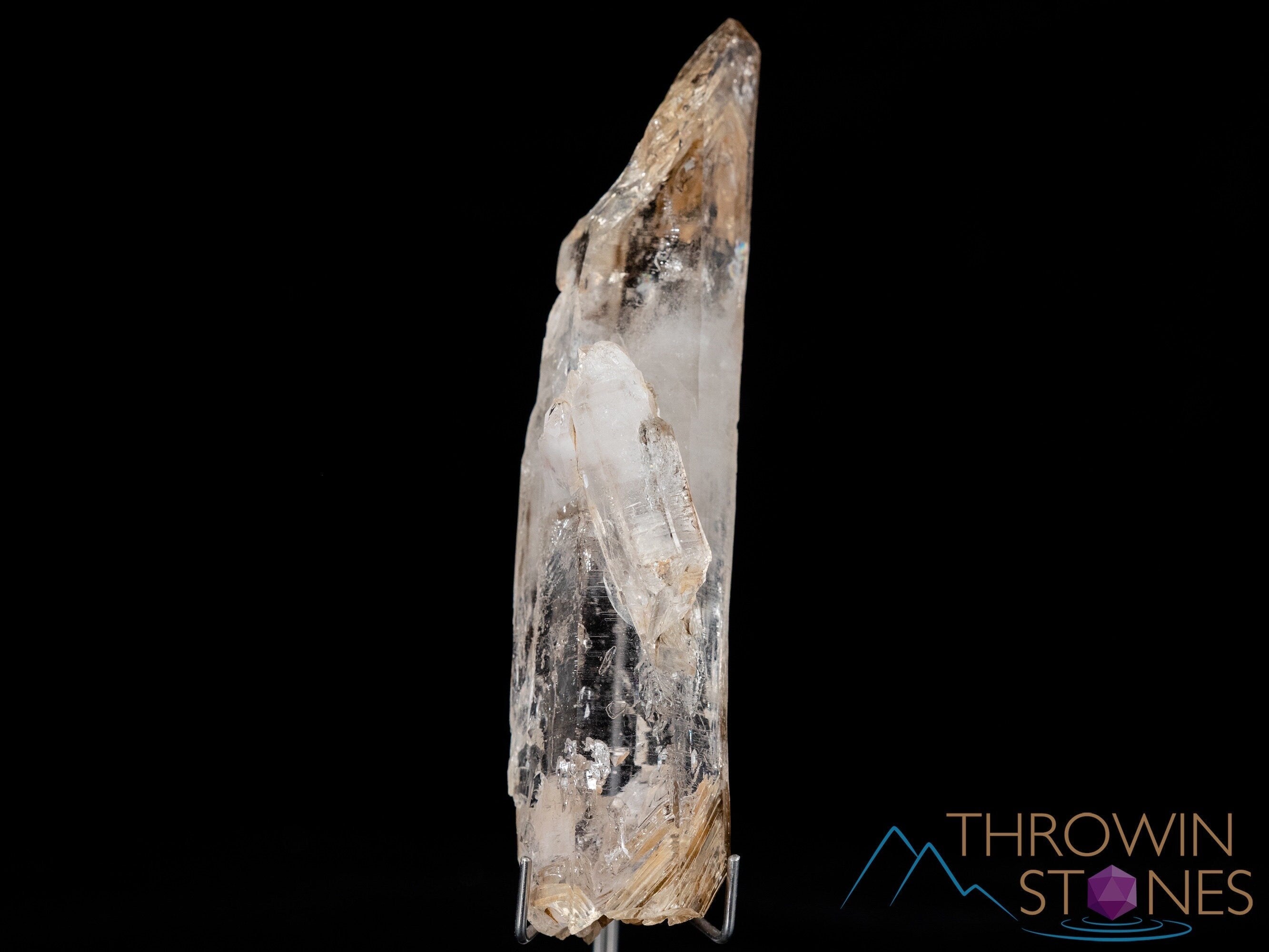 BRANDBERG SMOKY QUARTZ Raw Crystal with Enhydro Inclusions - Natural Manifestation Stone for Spiritual Healing | Unique Housewarming Gift & Home Decor | Raw Crystals and Stones Collection (40127) | Perfect for Meditation, Energy Work & Crystal Grids