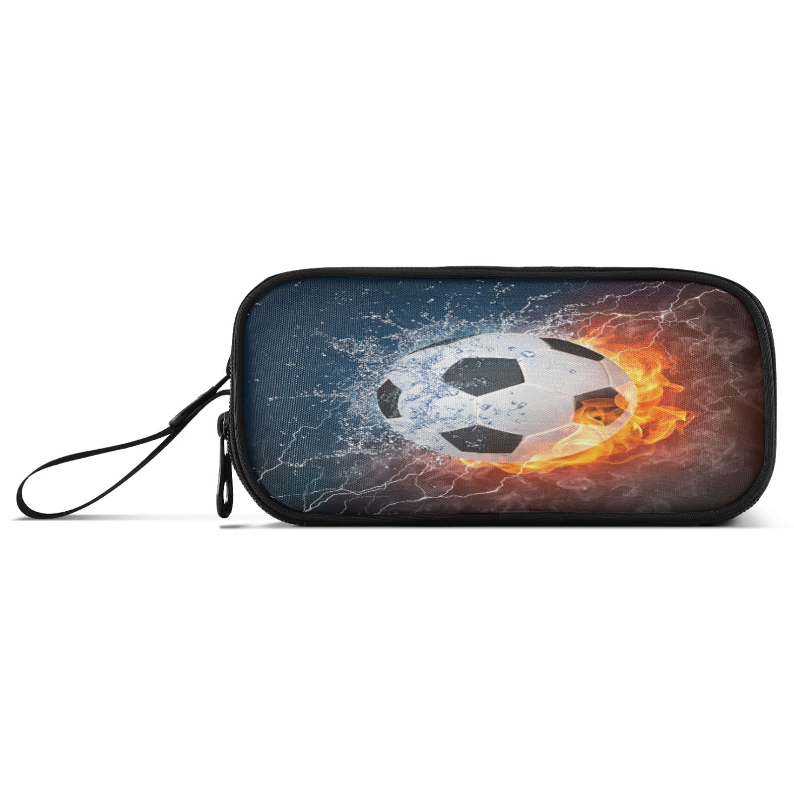 Waterproof & Fireproof 3-Compartment Pencil Case - Durable Pen Organizer for School, Office & Travel - Perfect Stationery Storage for Students, Boys & Girls (Ideal for Backpacks, Desks & On-the-Go Use)