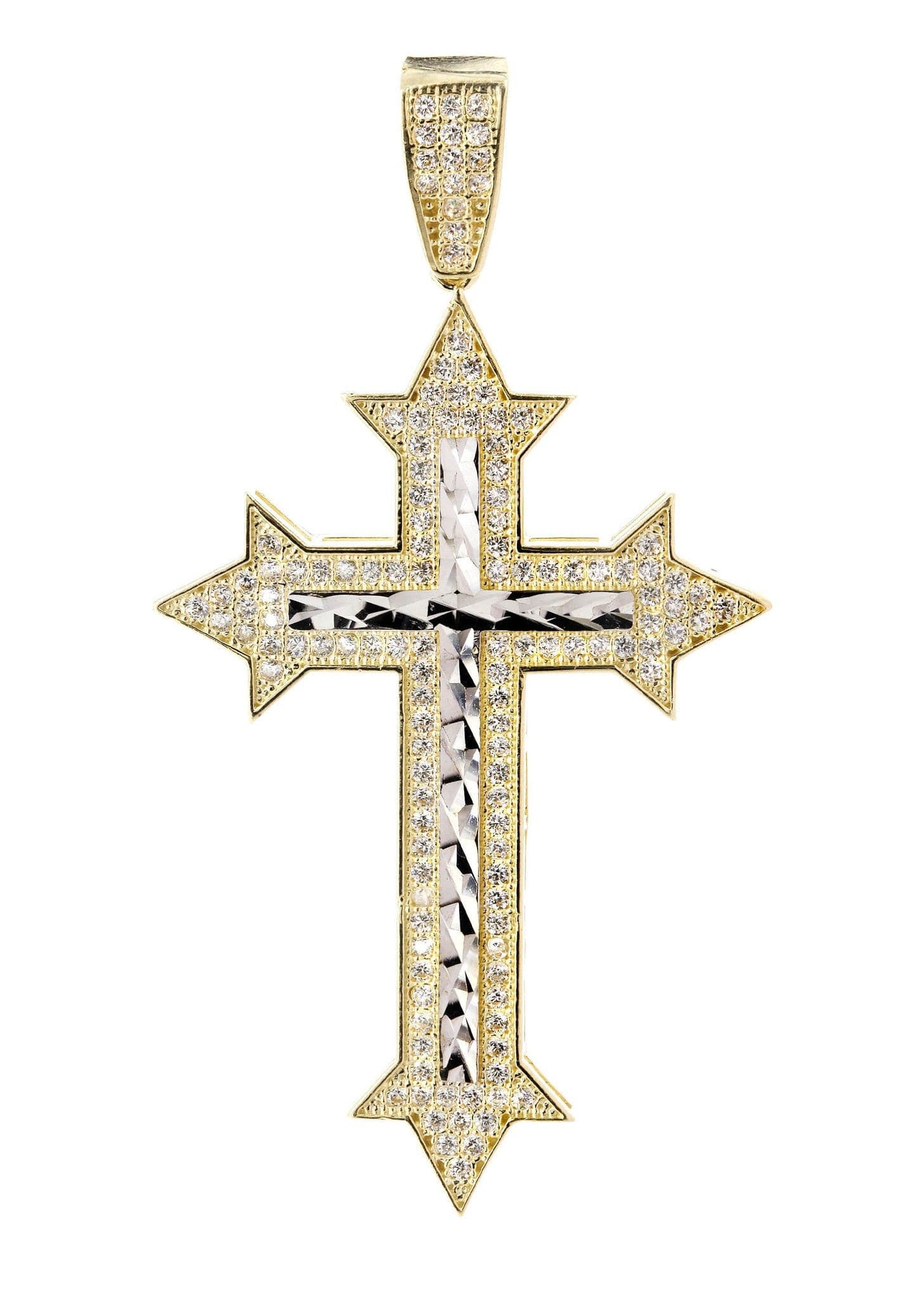 10K Gold Cross Pendant Necklace for Women & Men - 6.1 Grams Solid Gold Religious Jewelry - Perfect for Baptism, First Communion, Confirmation & Everyday Wear