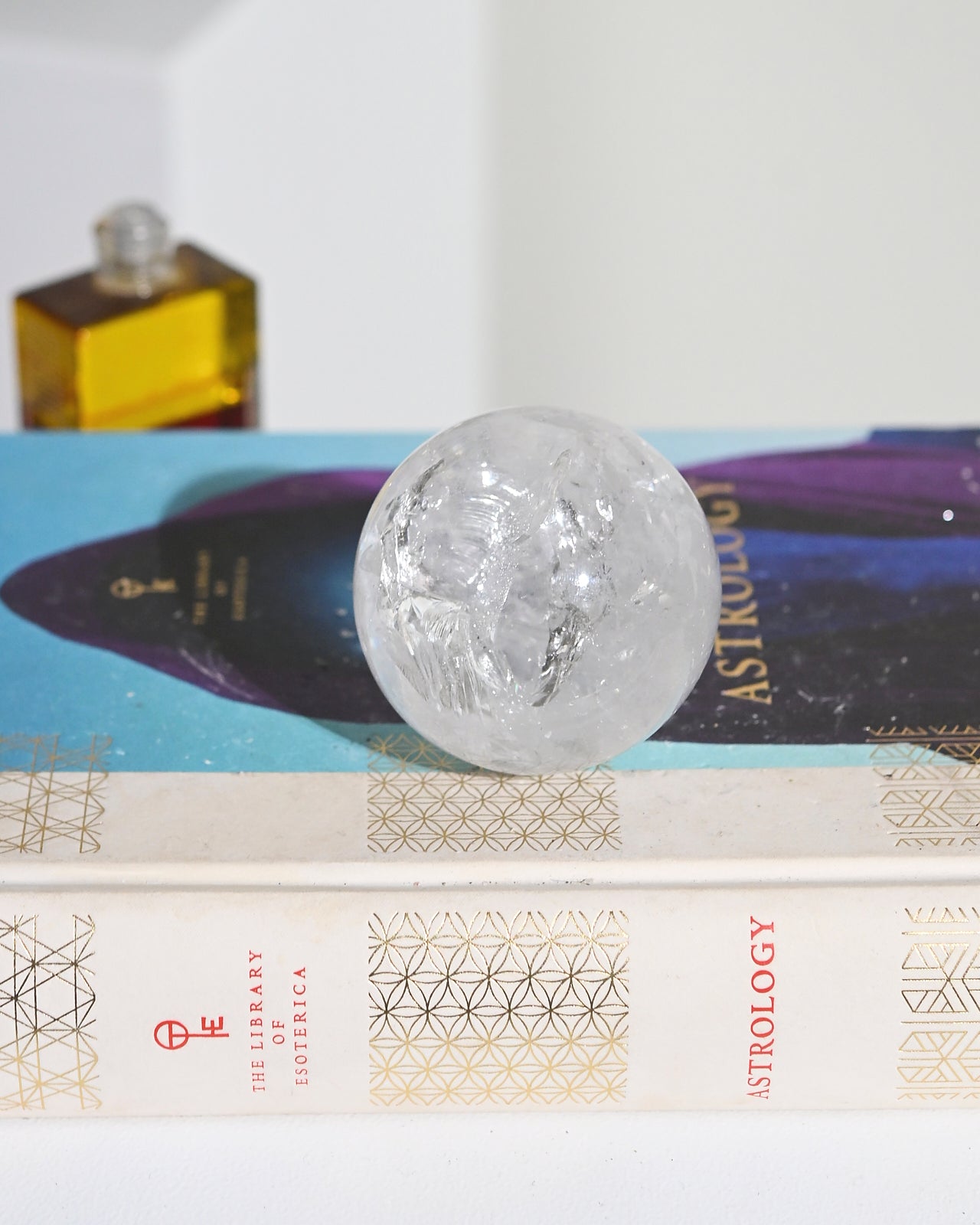 2.5 Inch Clear Quartz Crystal Sphere - Natural Healing Stone for Meditation, Reiki, Chakra Balancing & Home Decor
