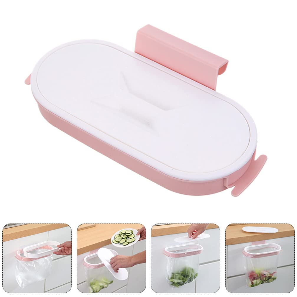 2-Pack Cabilock Garbage Bag Holder - Under Cabinet Trash Bag Storage Rack for Kitchen, Bathroom, or Office - Durable PP Plastic Organizer for Easy Access & Space Saving