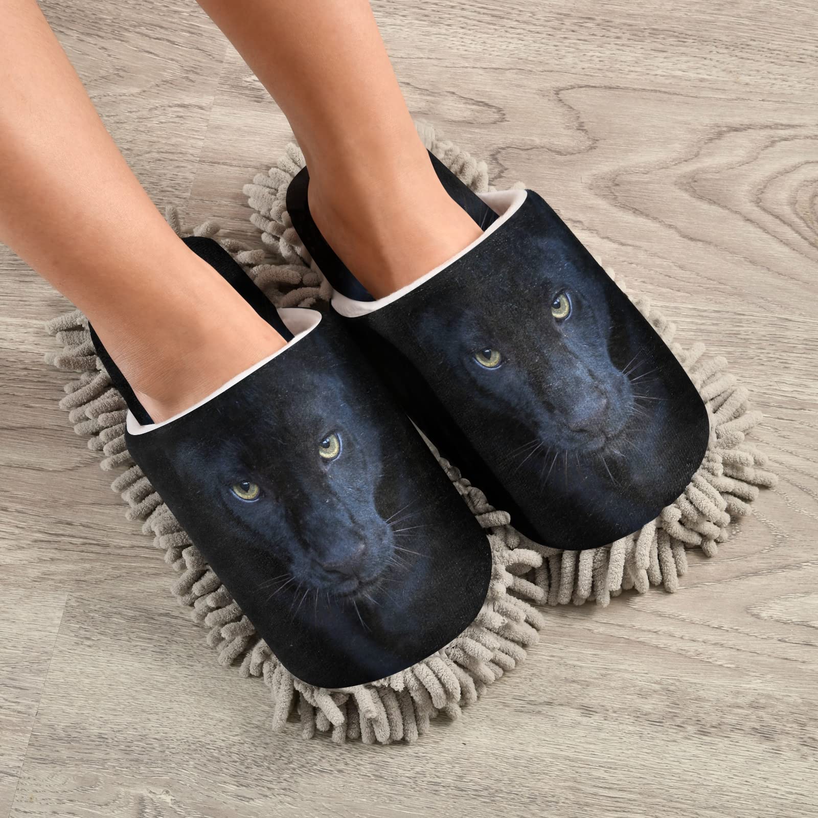 Unisex Mop Slippers Shoes - Soft Cleaning House Slippers for Dusting & Spa (Size M-L) | Perfect for Home Cleaning, Pet Hair Removal & Relaxing Foot Massage