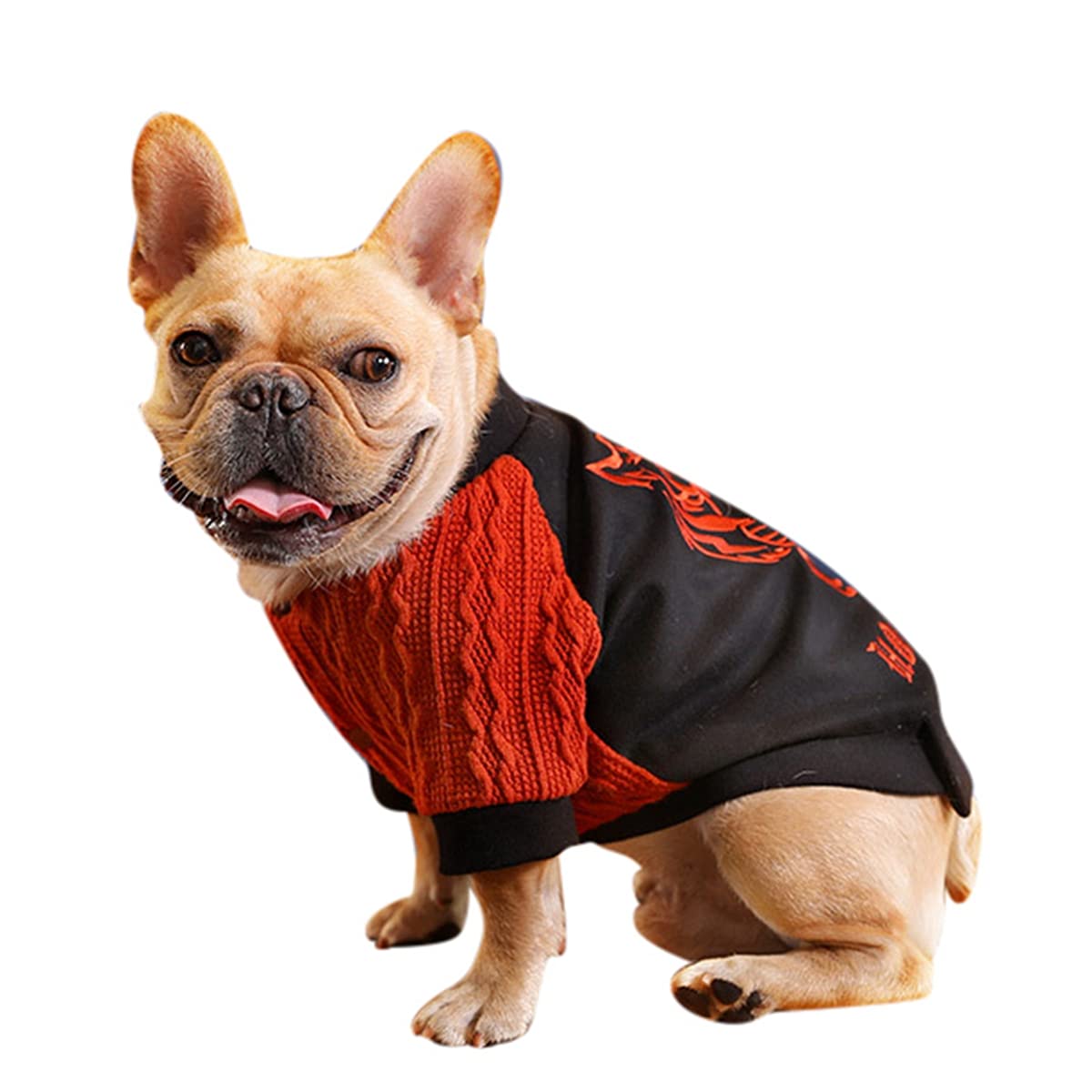 Soft & Warm Pet Dog Sweater - Cozy Knitwear Cardigan for Small Dogs, Bulldogs - Winter Dog Jacket & Apparel for Cold Weather | Perfect for Indoor & Outdoor Use