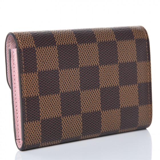 Louis Vuitton Rosalie Coin Purse in Damier Ebene Canvas - Compact Wallet for Cards & Cash - Perfect for Everyday Use & Travel Accessories