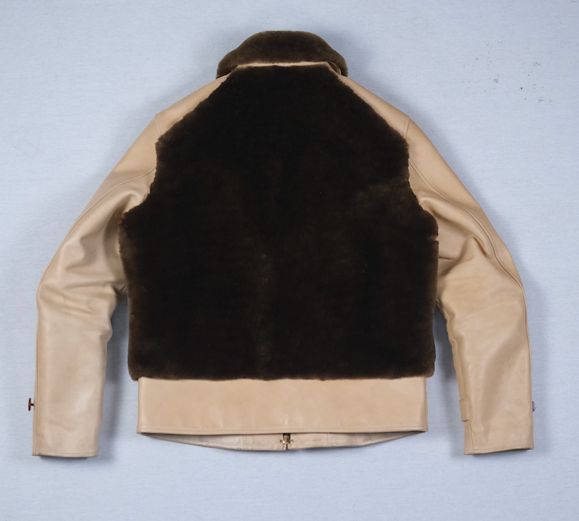 Premium Baby Bear Natural Horsehide & Shearling Grizzly Jacket - Warm Winter Coat for Men & Women - Outdoor Adventure, Casual Wear & Cold Weather Protection