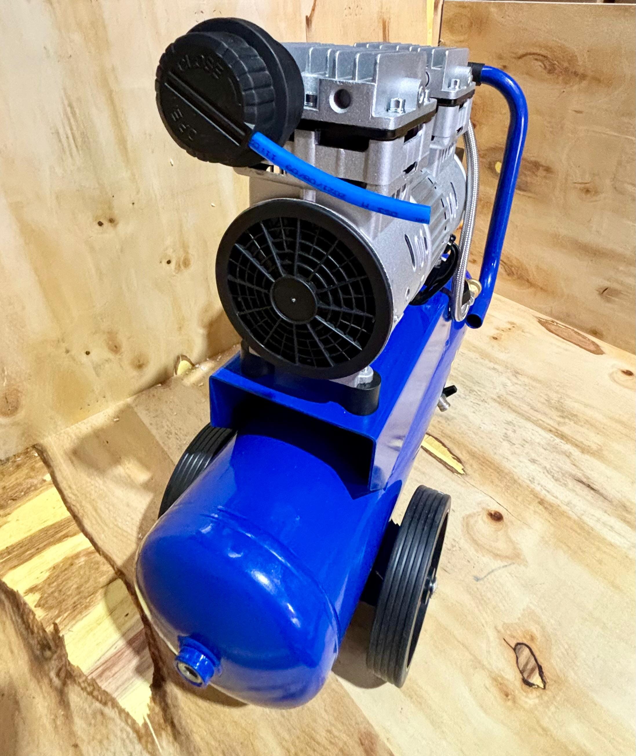 1.5HP 12L Oil-Free Silent Air Compressor by Aiko - Model GDG12 | Perfect for Home DIY, Woodworking, and Inflating Tires
