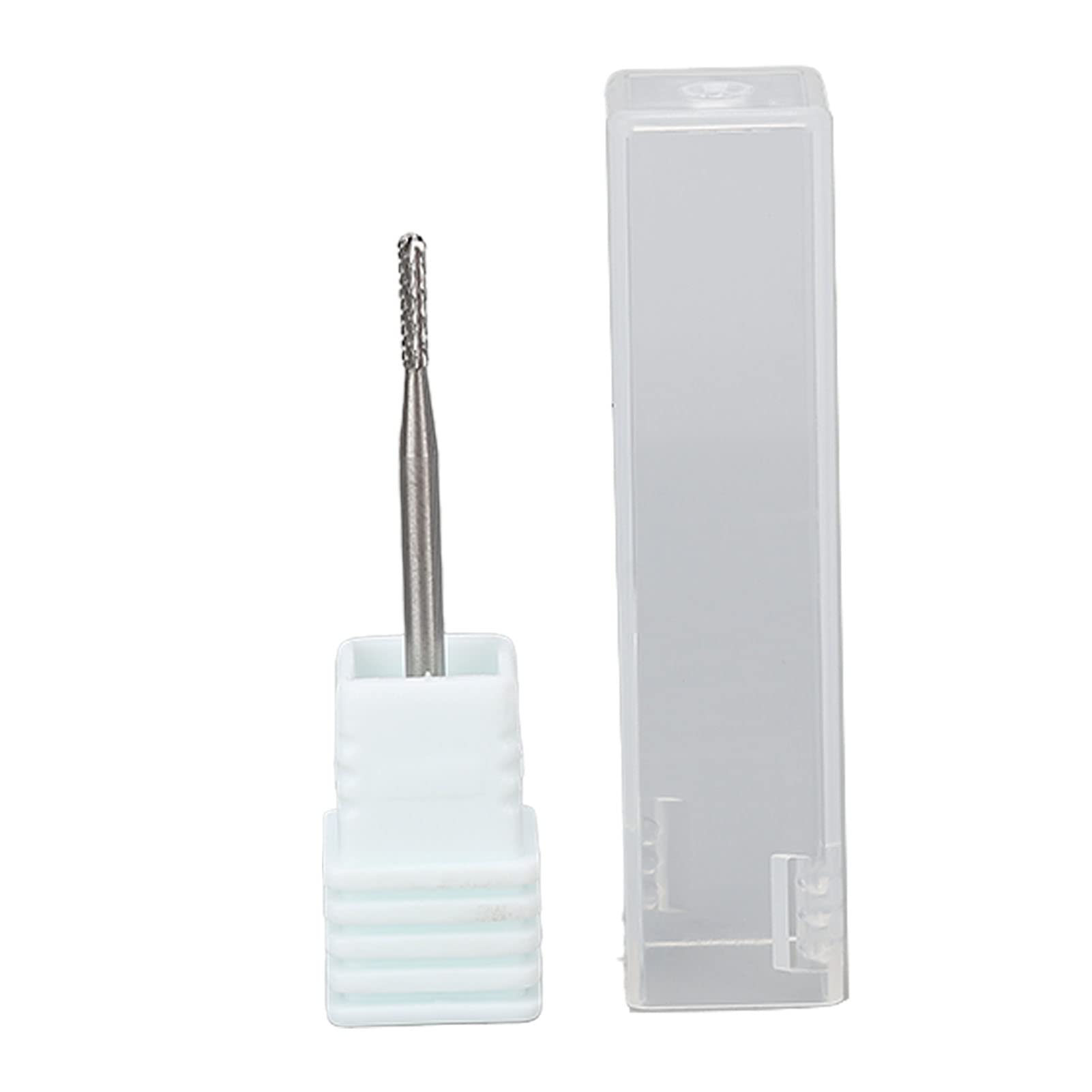 Professional Tungsten Steel Nail Drill Bits Set with Storage Box - Left & Right Rotation for Gel Polish Removal - Perfect for Nail Salons & DIY Manicures at Home