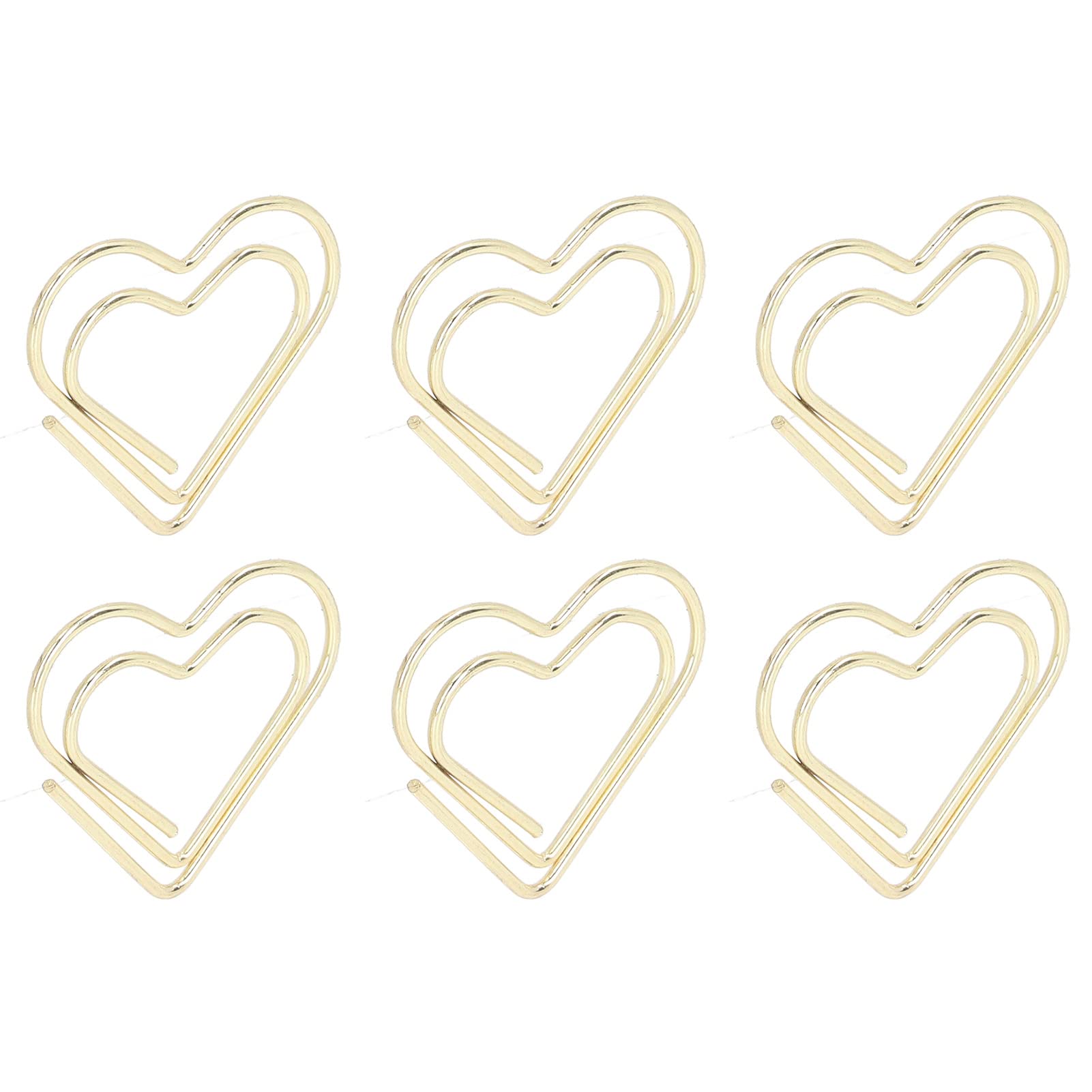 100Pcs Mini Gold Electroplated Metal Paper Clips with Storage Box - Office, Home, School Supplies for Organizing Documents, Notes, Files & Crafts