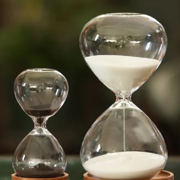 Mindfulness Meditation Hourglass Set - 5/10/15 Minute Sand Timer for Yoga, Relaxation & Focus - Perfect for Home, Office & Classroom Use