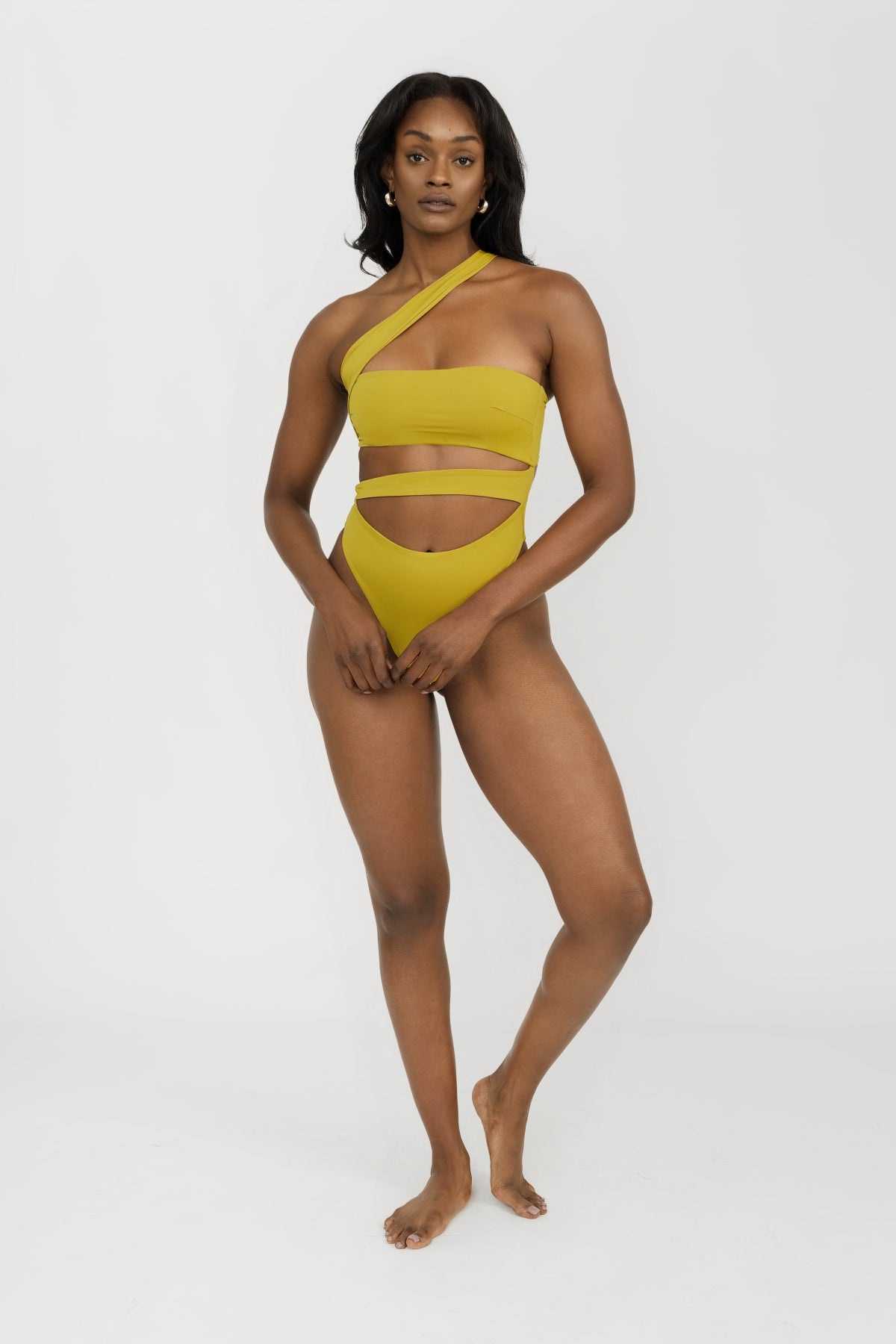 Paloma One Piece Swimsuit - Sexy High Waisted Bathing Suit for Women, Fiji Print - Perfect for Beach, Pool, and Summer Vacations