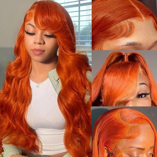 ginger body wave wig