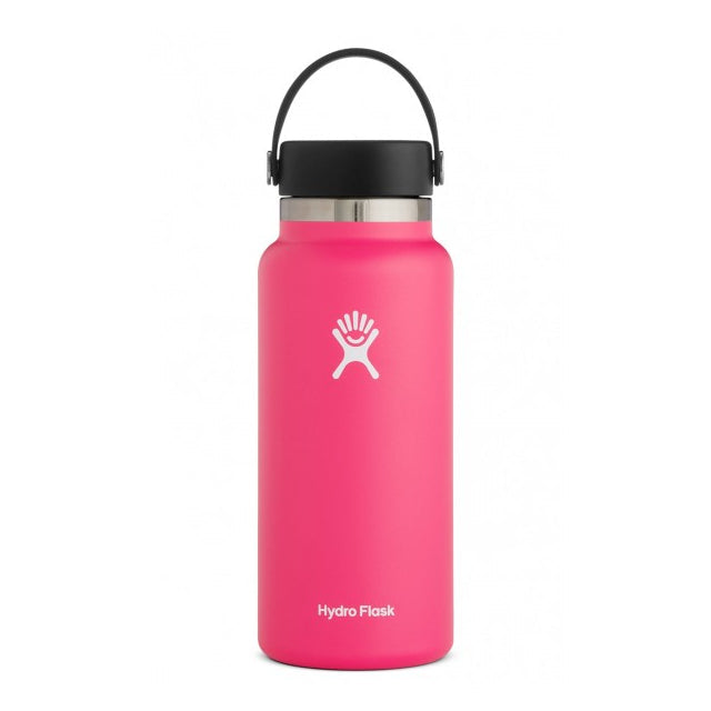32 oz Wide Mouth Water Bottle with Straw & Leak-Proof Lid - BPA Free Stainless Steel Insulated Water Bottle for Gym, Hiking, Travel & Outdoor Activities