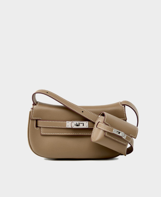 Mini Saddle Crossbody Bag for Women - Small Leather Shoulder Purse with Adjustable Strap - Perfect for Travel, Shopping & Everyday Use