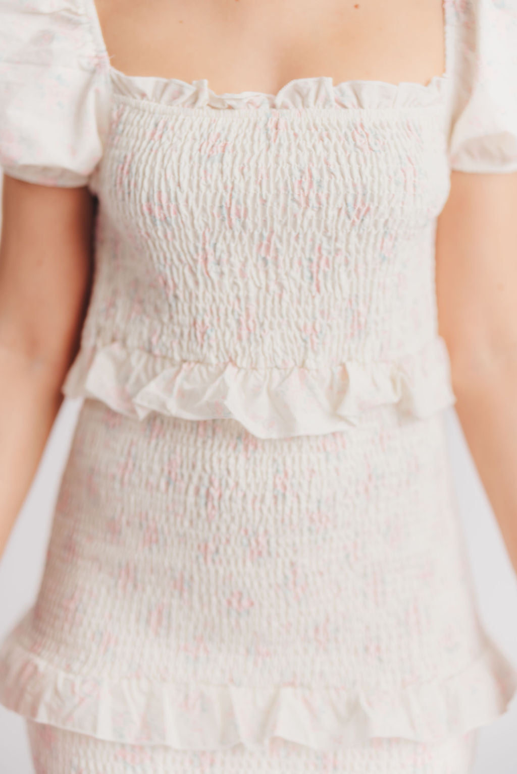 Ada Smocked Dress in Pink Floral - Bump Friendly Maternity Dress & Inclusive Sizing (S-3XL) | Perfect for Baby Showers, Bridal Events & Summer Weddings