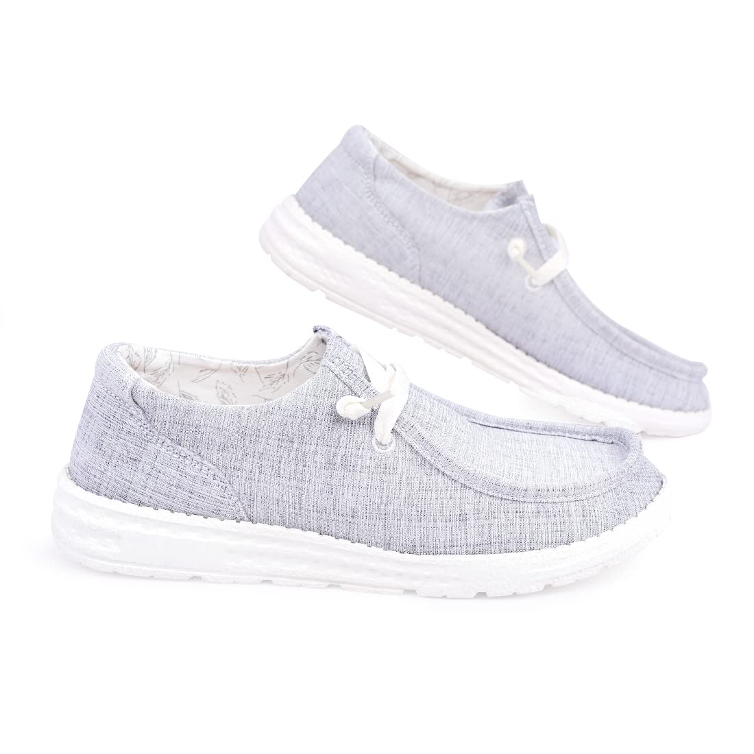 BENEKER Women's Slip-On Loafers - Comfortable Casual Canvas Boat Shoes for Walking, Breathable Low Top Sneakers | Perfect for Work, Travel & Everyday Wear