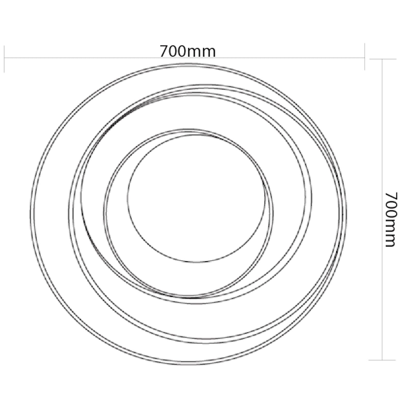 Criterion MIA Mirror 700mm Ellipse Optical Design - Premium Bathroom Vanity Mirror for Modern Home Decor