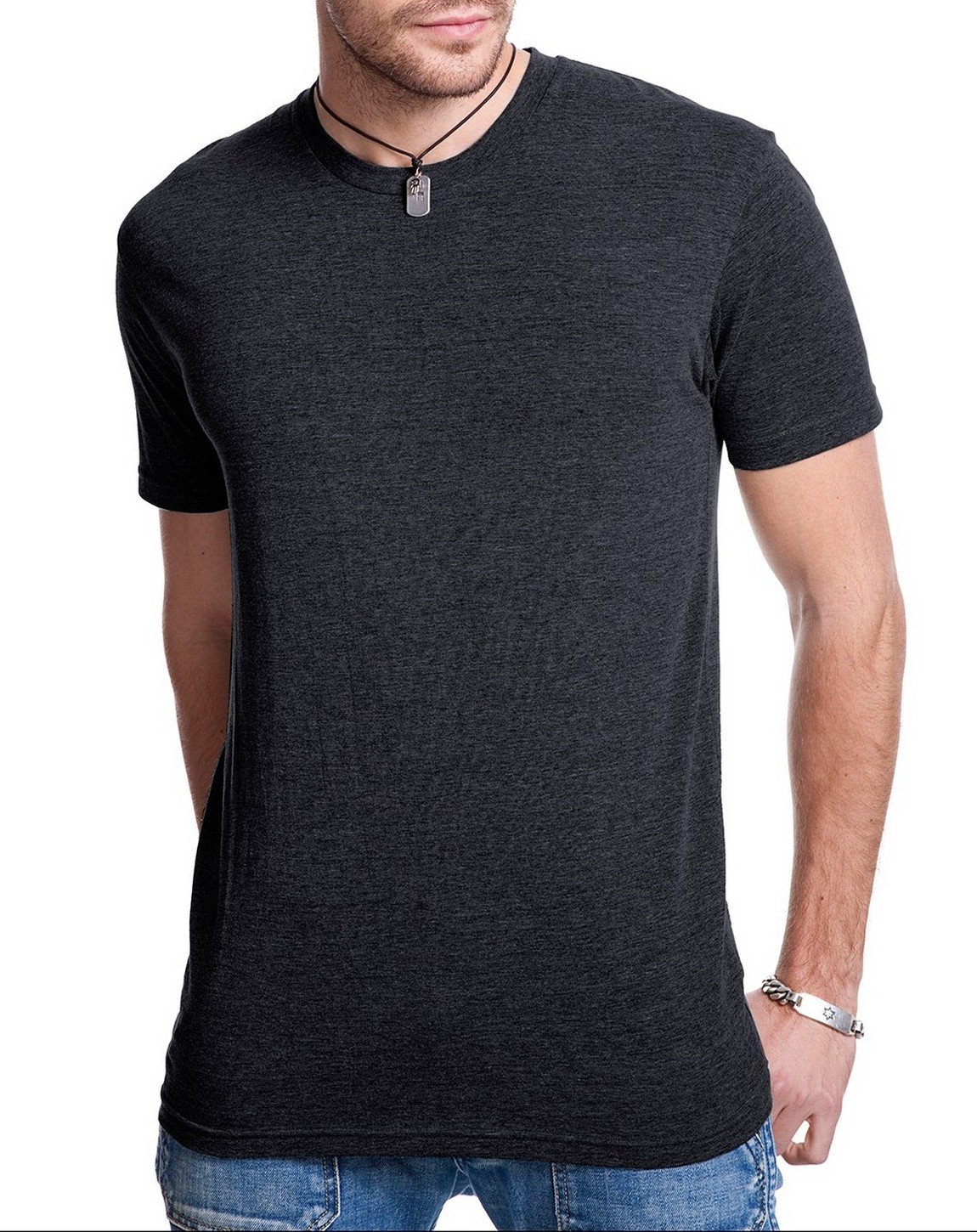 NEXT LEVEL APPAREL Men's 6010 Premium T-Shirt - Soft Cotton Crew Neck Tee for Casual Wear, Gym & Everyday Outfits