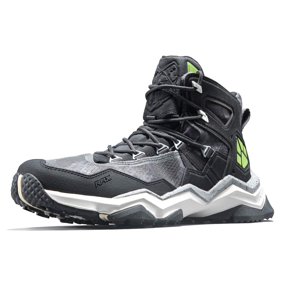 RAX Men's Wild Wolf II Mid Waterproof Lightweight Hiking Boots - Durable Outdoor Trekking Shoes for Men - Perfect for Hiking, Camping & Mountain Climbing Adventures
