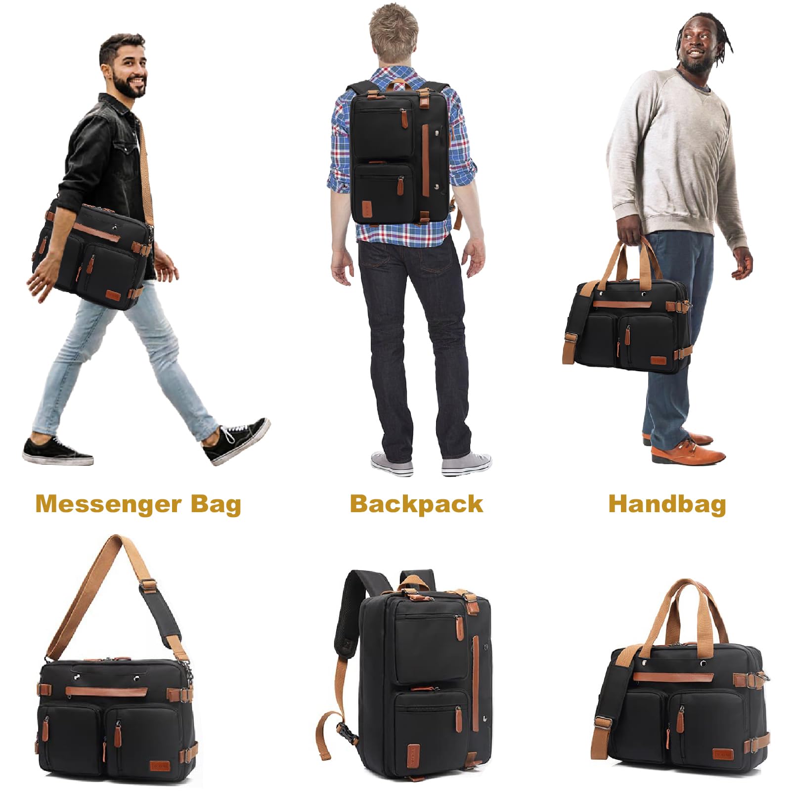 MOLNIA 3-in-1 Laptop Backpack for 17.3