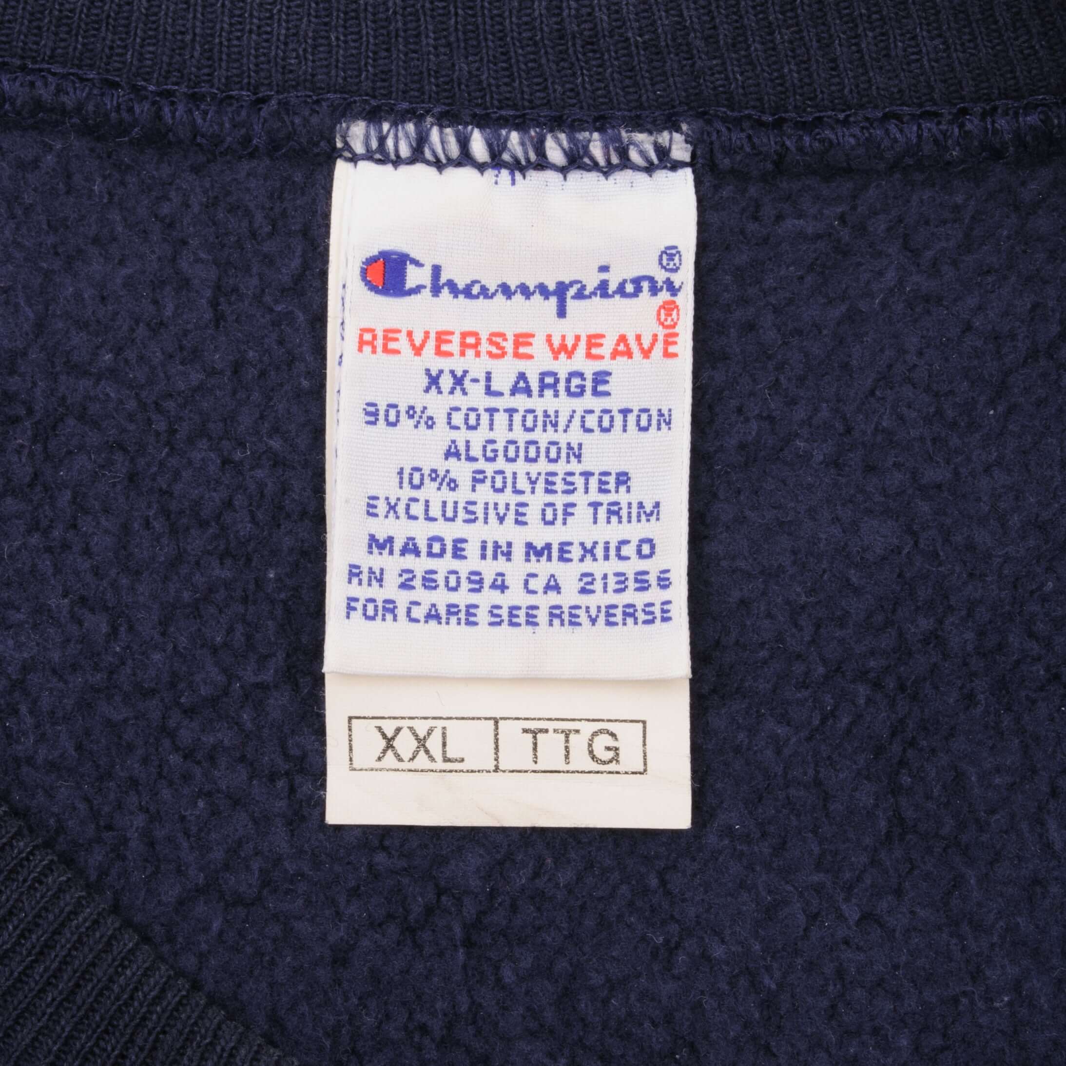 Vintage Champion Reverse Weave Vail Sweatshirt 1990s 2XL - Retro 90s Heavyweight Pullover Hoodie for Men, Streetwear & Casual Outfit