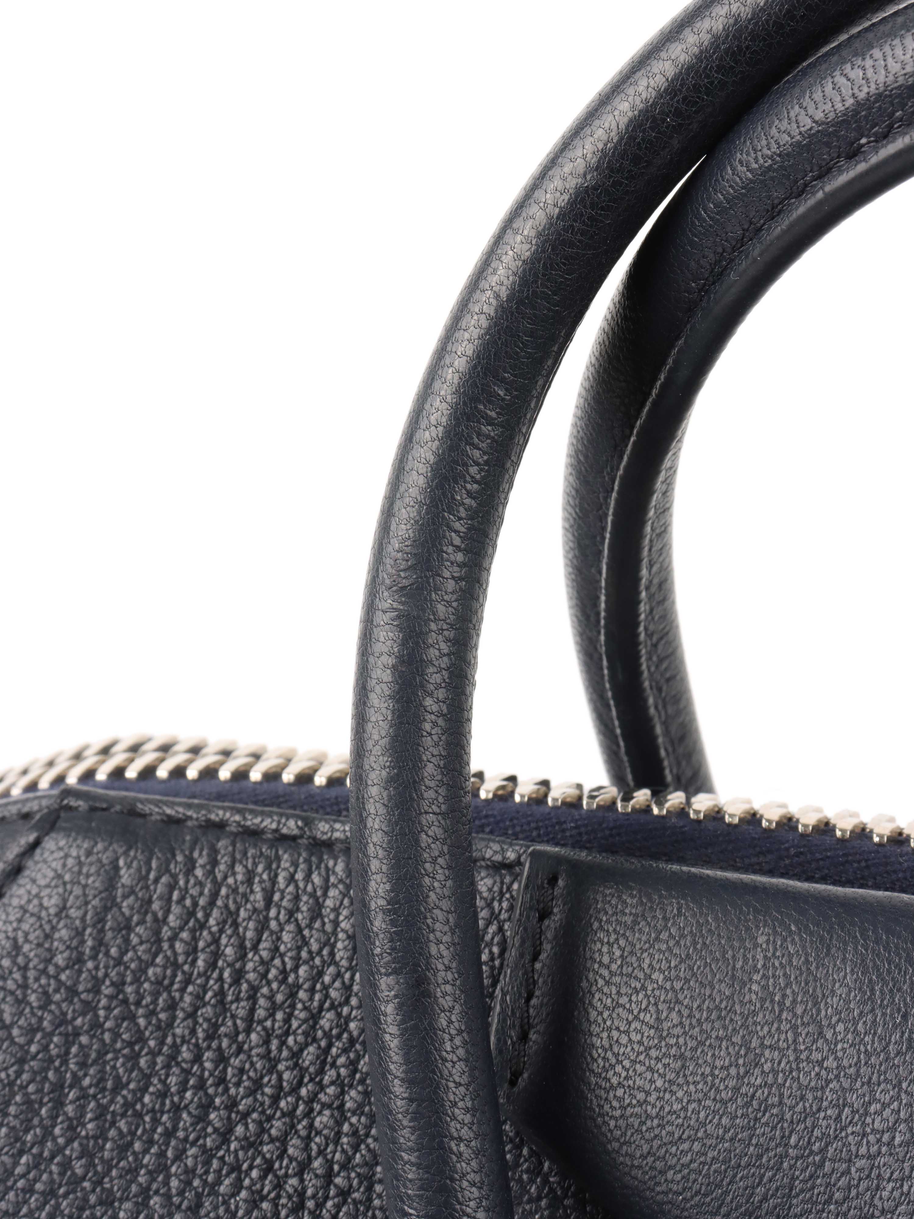 Givenchy Navy Antigona Leather Handbag for Women - Luxury Designer Tote & Shoulder Bag - Perfect for Work, Travel & Everyday Use