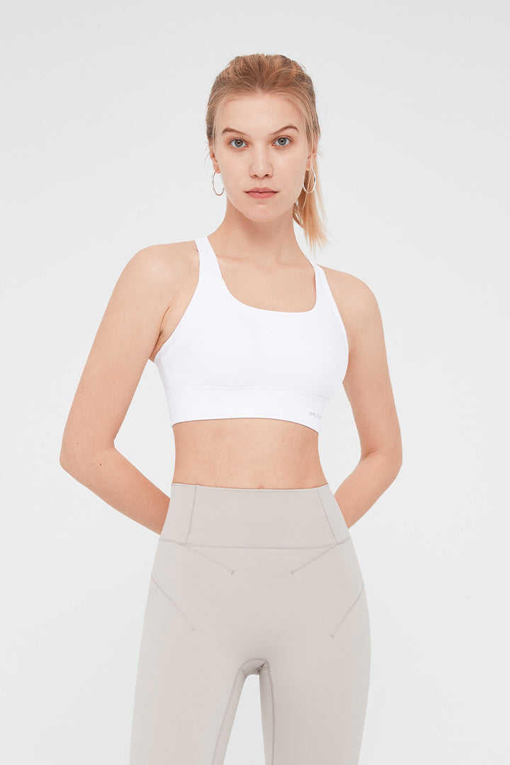HiTense™ High Support Women's Sports Bra - Breathable Workout Top for Running, Yoga & Gym - Plus Size Activewear for Maximum Comfort