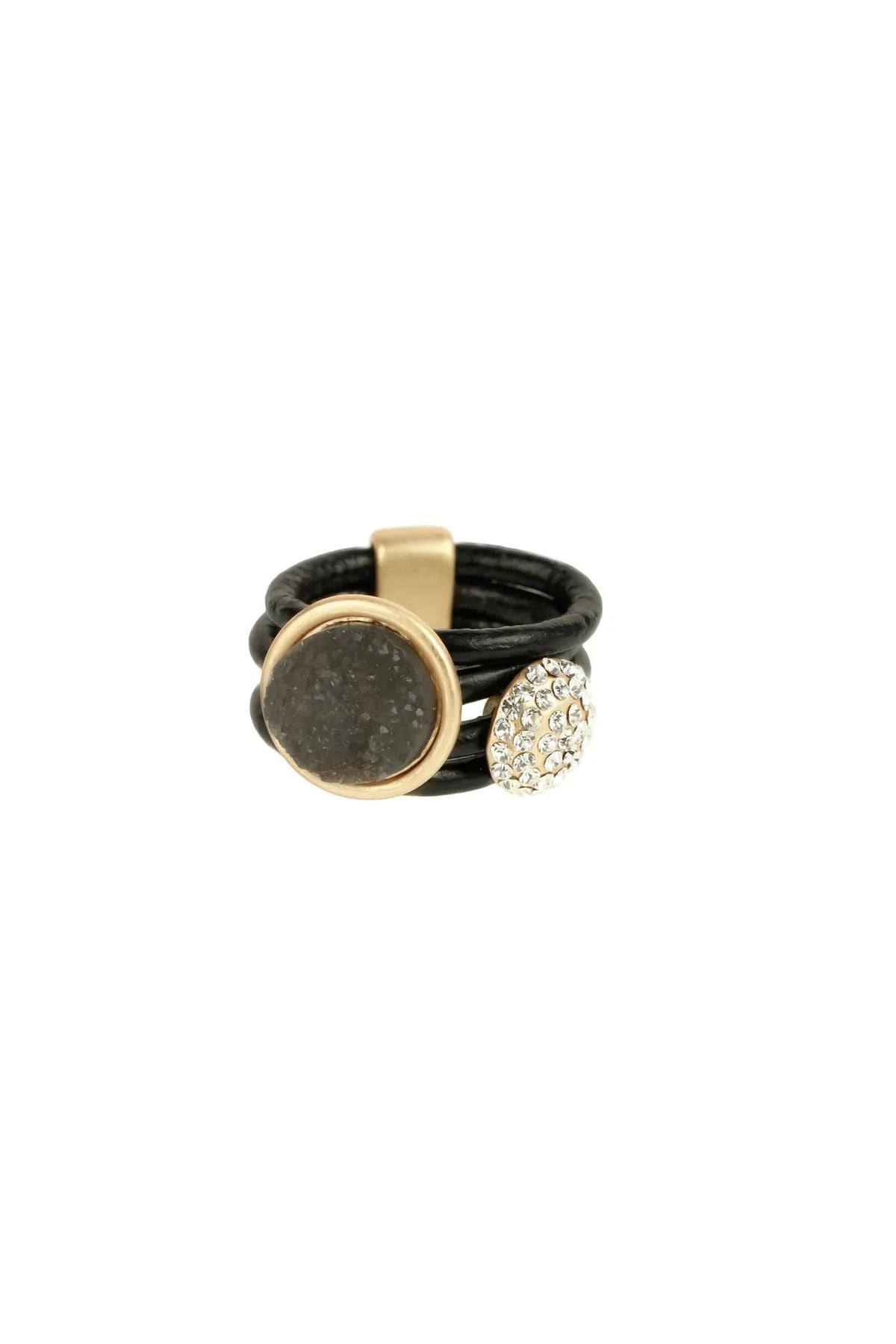 Elegant Crystal Circle Ring for Women - Sparkling Fashion Jewelry Gift for Parties, Weddings & Everyday Wear