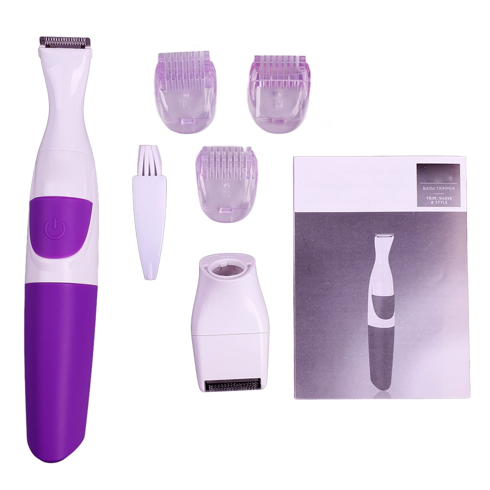 Electric Hair Trimmer & Body Shaver for Women - Cordless Wet/Dry Depilator for Bikini, Legs, Armpit & Face - Flexible Head Hair Removal Tool - Perfect for Travel, Gym & Home Use