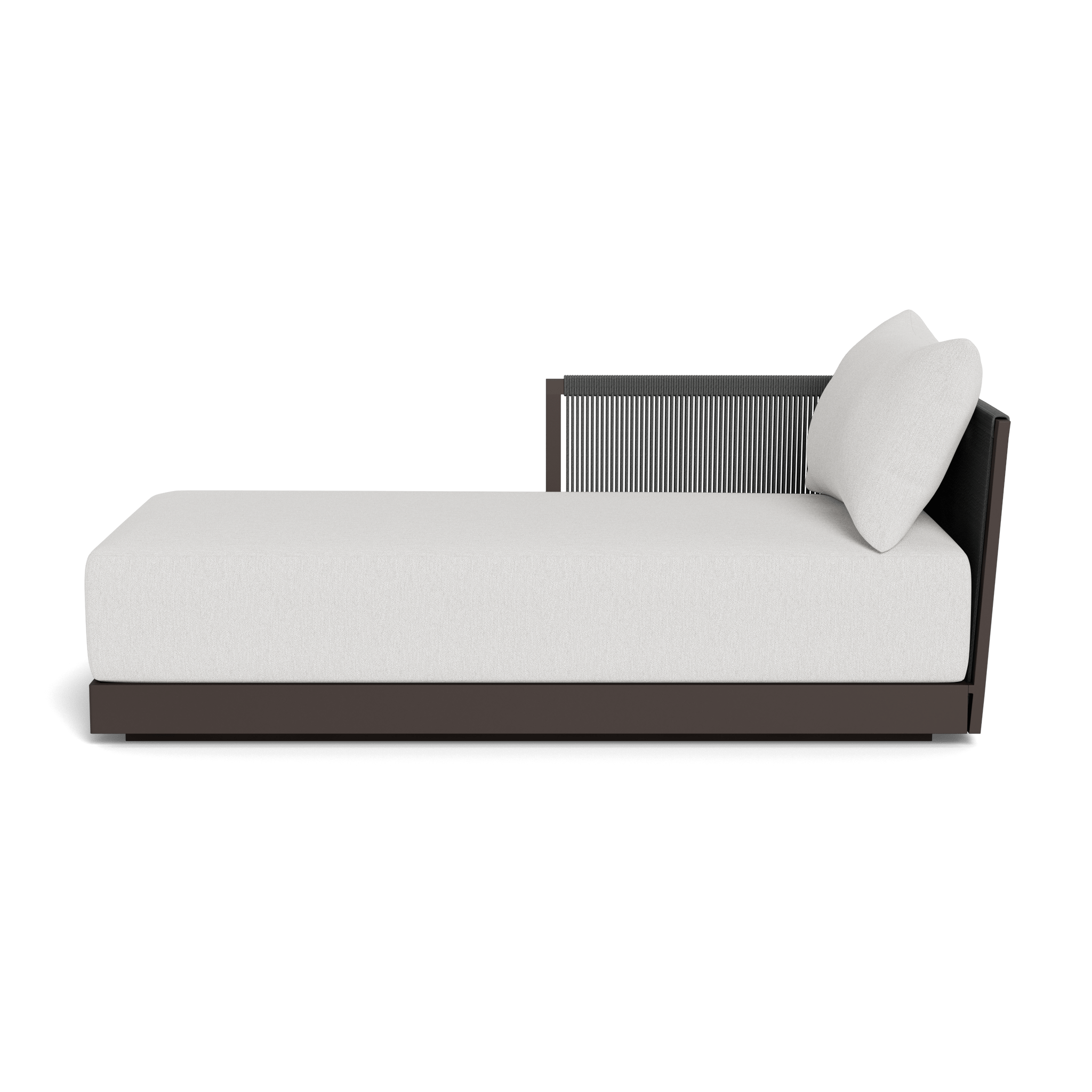 Antigua Chaise Lounge Left - Modern Outdoor Patio Furniture for Relaxing in Your Garden or Poolside
