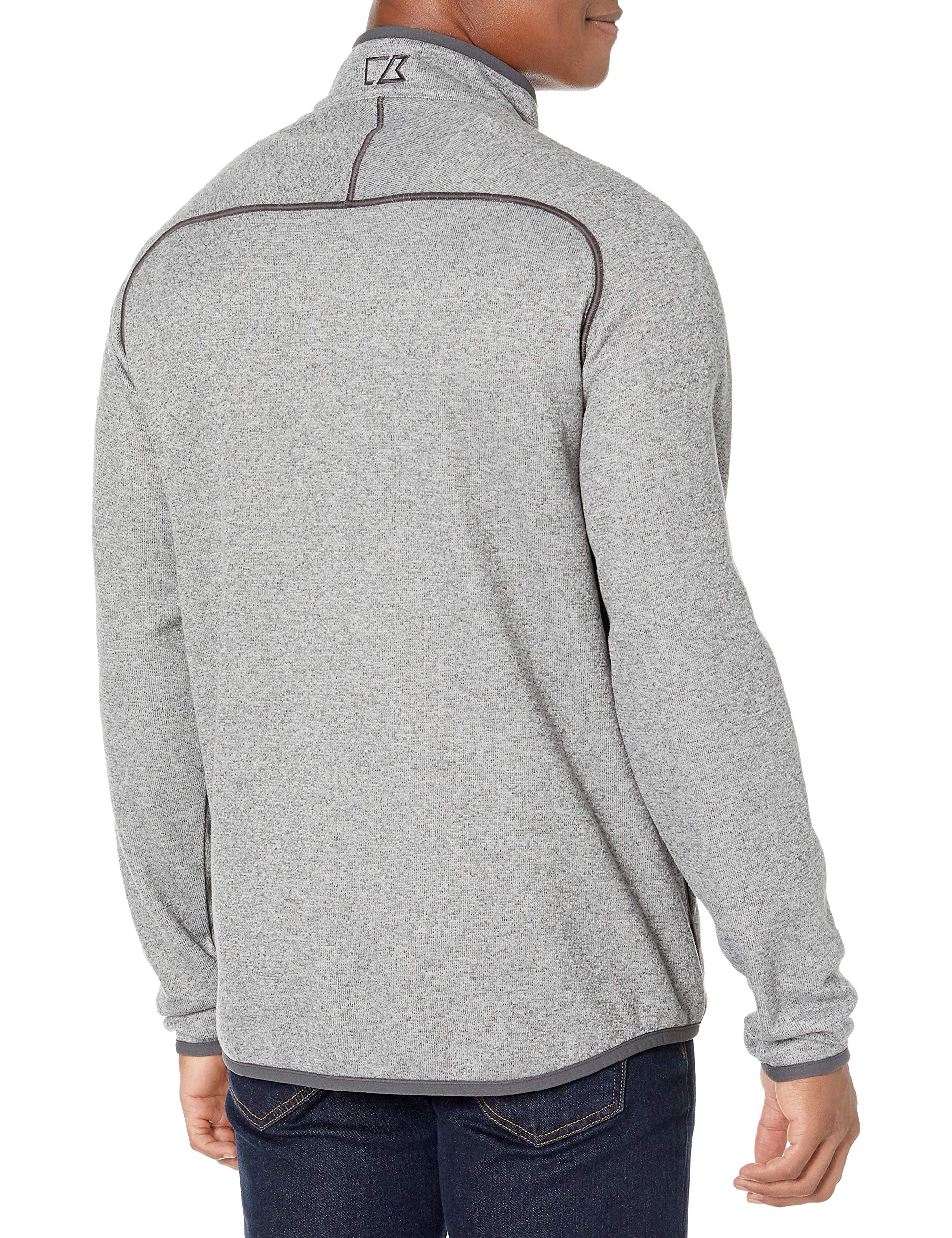 Cutter & Buck Men's Big & Tall Full Zip Jacket - Water-Resistant Lightweight Windbreaker for Outdoor Activities & Casual Wear