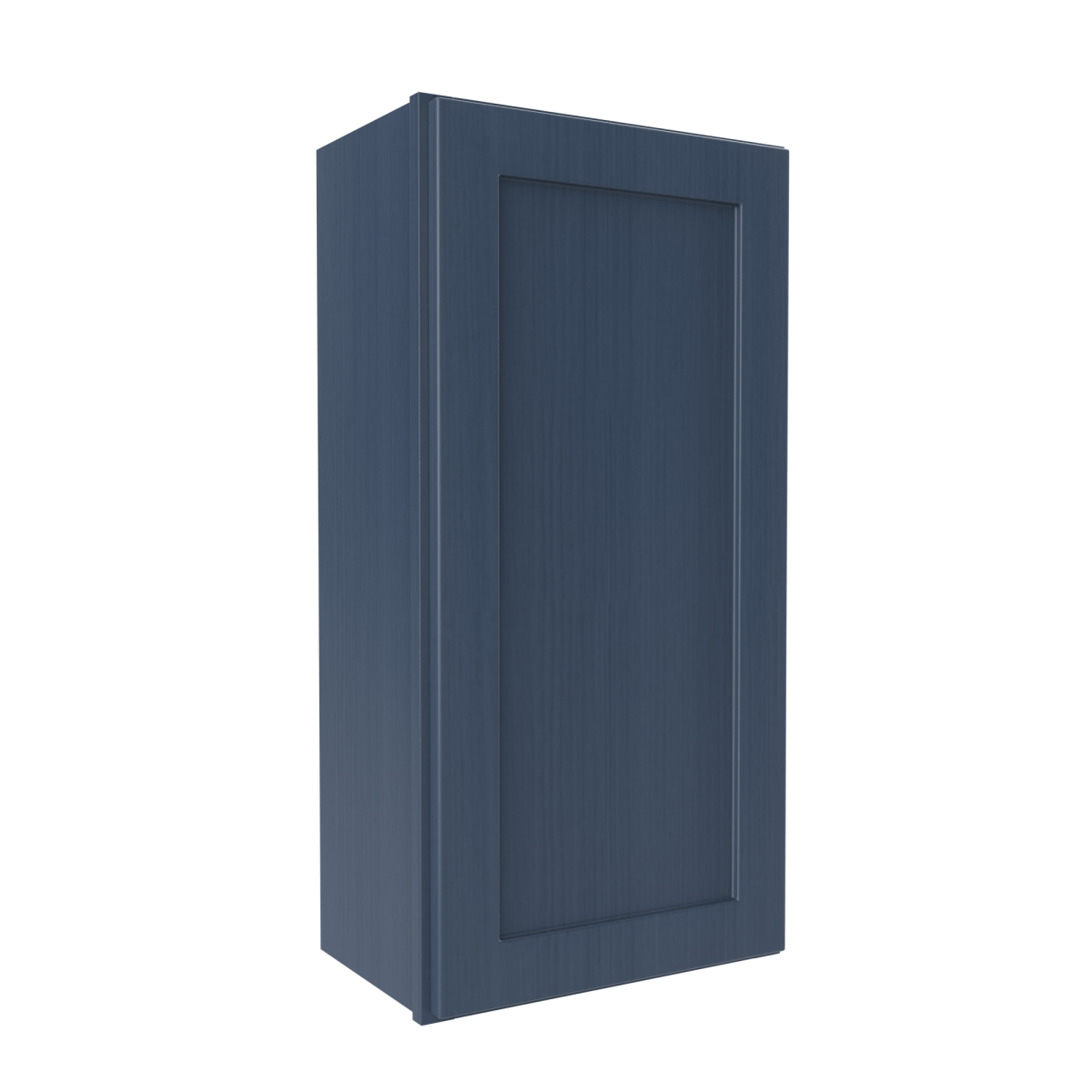 36 Inch Wall Cabinet - 18W x 36H x 12D Blue Shaker Style RTA Kitchen Storage for Bathroom, Laundry Room & Garage Organization