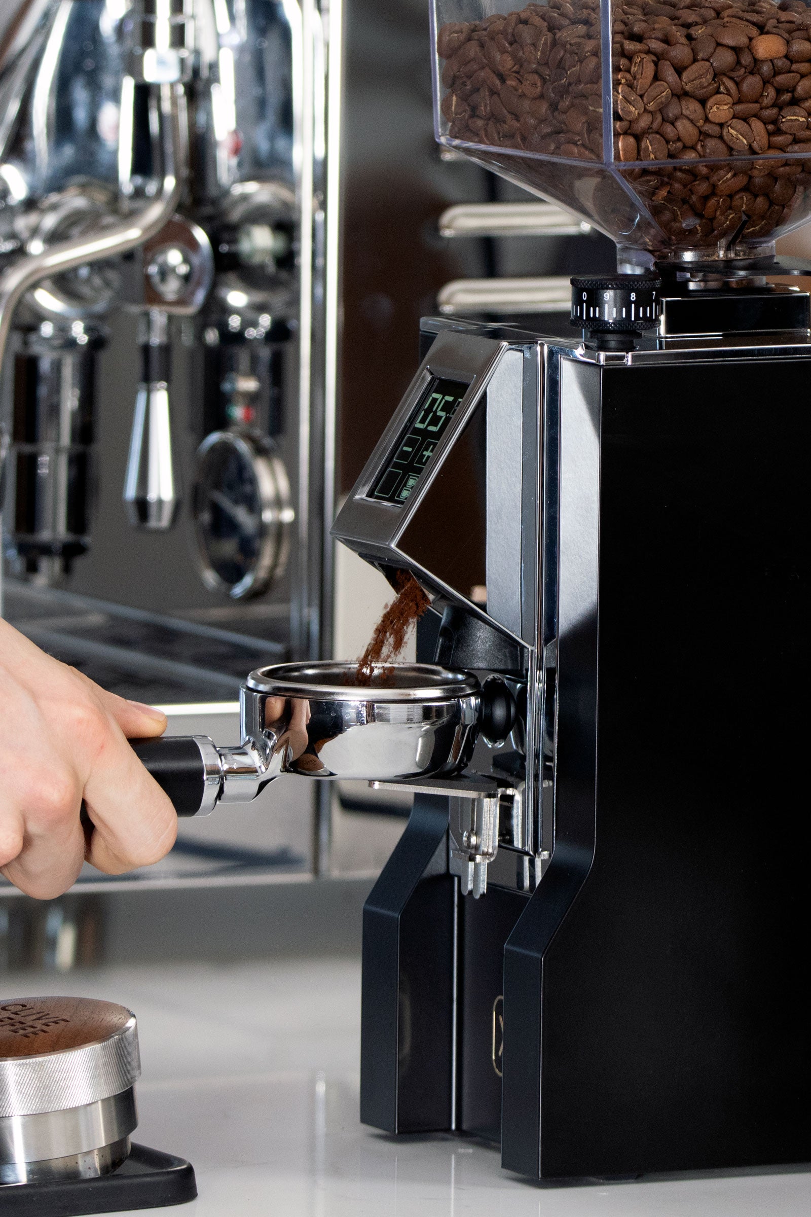 Eureka Oro Mignon XL Espresso Coffee Grinder - Professional Burr Grinder for Espresso, Latte & Cappuccino - Perfect for Home Baristas & Coffee Shops