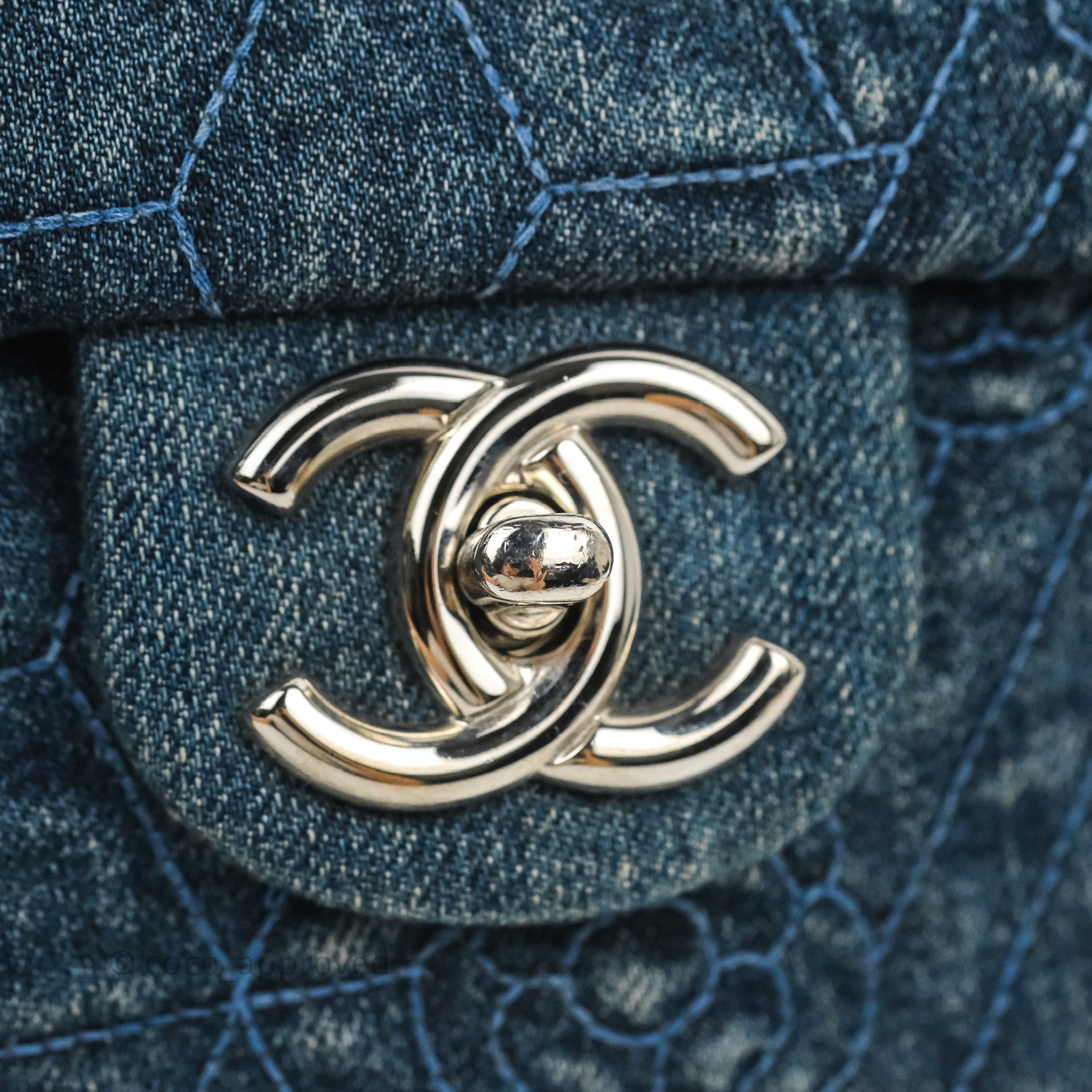 Chanel Camellia Embroidered Flap Bag in Blue Washed Denim with Silver Hardware - Luxury Designer Crossbody Bag for Women, Perfect for Date Night & Special Occasions