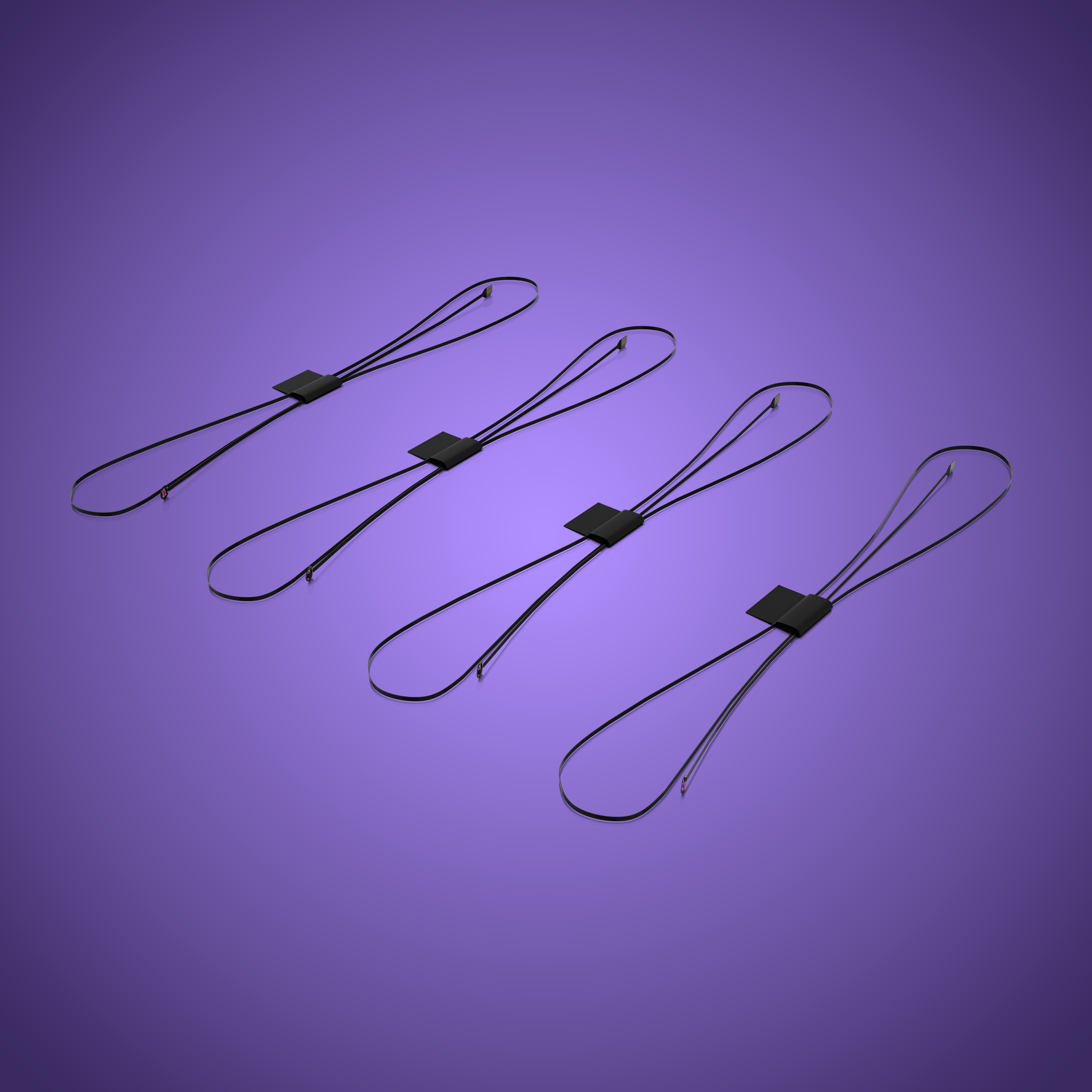 Astro Light Large Purple 15cm (4 Pack) - Decorative LED String Lights for Bedroom, Garden, Party & Outdoor Decor