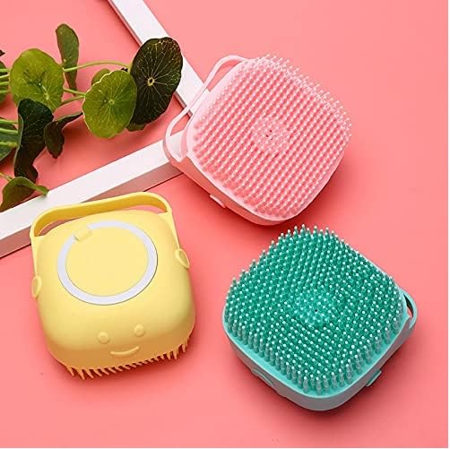 Dynore Silicone Massage Bath Brush - Exfoliating Body Scrubber & Scalp Massager for Shower, Bath & Spa - Perfect for Deep Cleaning, Relaxation & Soap Dispensing