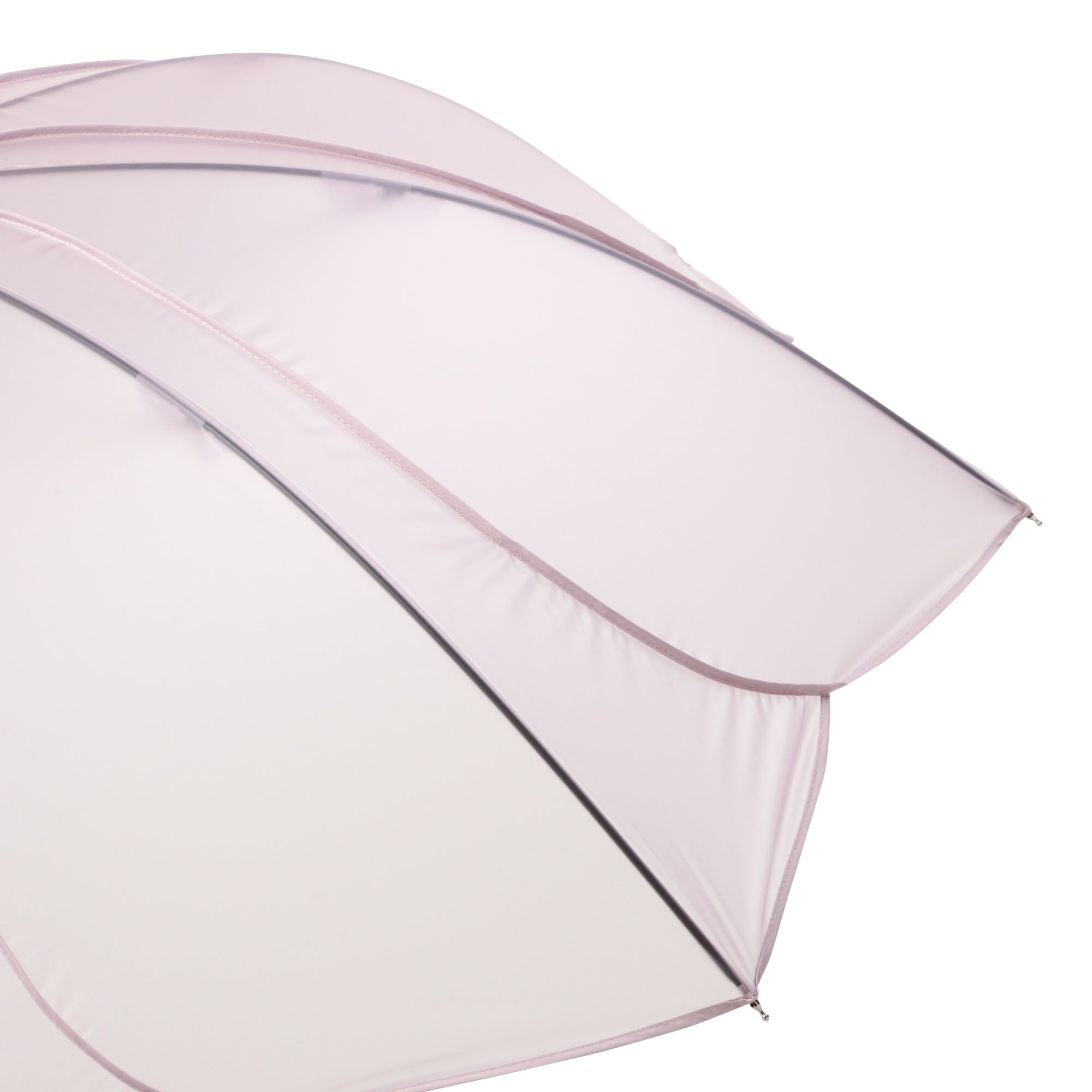 Clear Transparent Umbrella with Powder Floral Print - Long Handle Lavender Rain Umbrella for Women - Perfect for Rainy Days, Outdoor Events, and Fashion Accessories