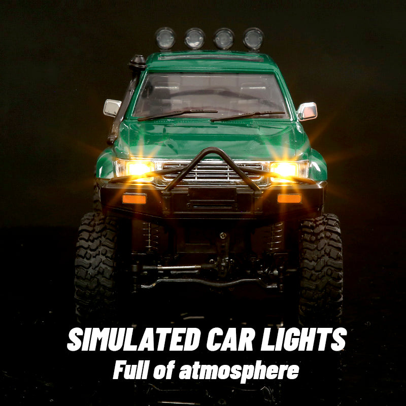WPL C64 1:16 Scale 2.4GHz 4WD RC Off-Road Climbing Car - Full Proportional Remote Control for Adults & Kids, Perfect for Outdoor Adventure, Backyard Racing and Off-Road Trail Crawling