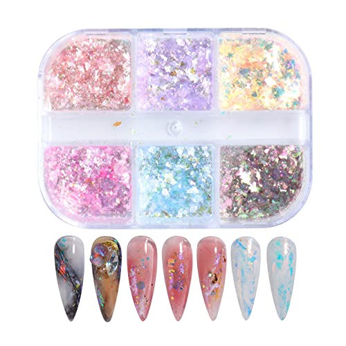 6 Grids Opal Powder