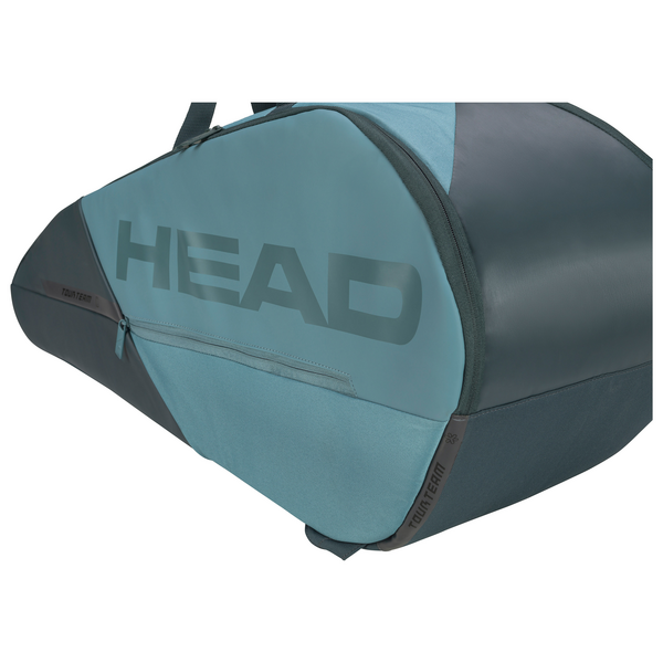 Head Tour Racquet Bag M (Cyan/Blue) - Tennis Equipment Storage & Organization for Players & Coaches - Perfect for Court, Gym & Travel