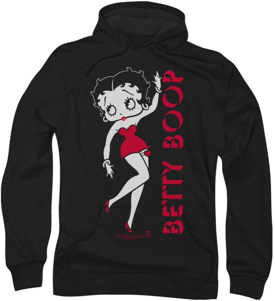 Betty Boop Men's Classic Hoodie - Soft Cotton Pullover Sweatshirt for Casual Wear & Street Style