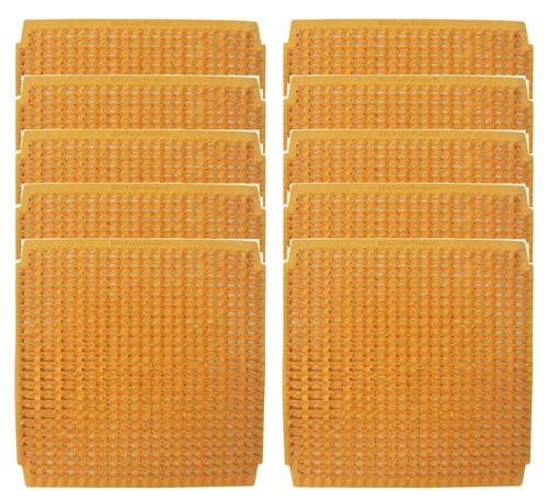 10-Pack Sunset Wheat Plastic Egg Nesting Box Pads – Durable & Eco-Friendly for Chicken Coops, Poultry Farms & DIY Egg Storage – Perfect for Organizing Fresh Eggs Safely